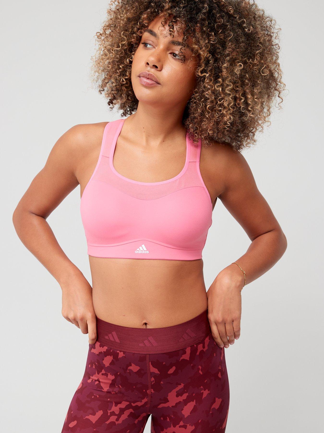 adidas CoreFlow Medium-Support Bra - Pink