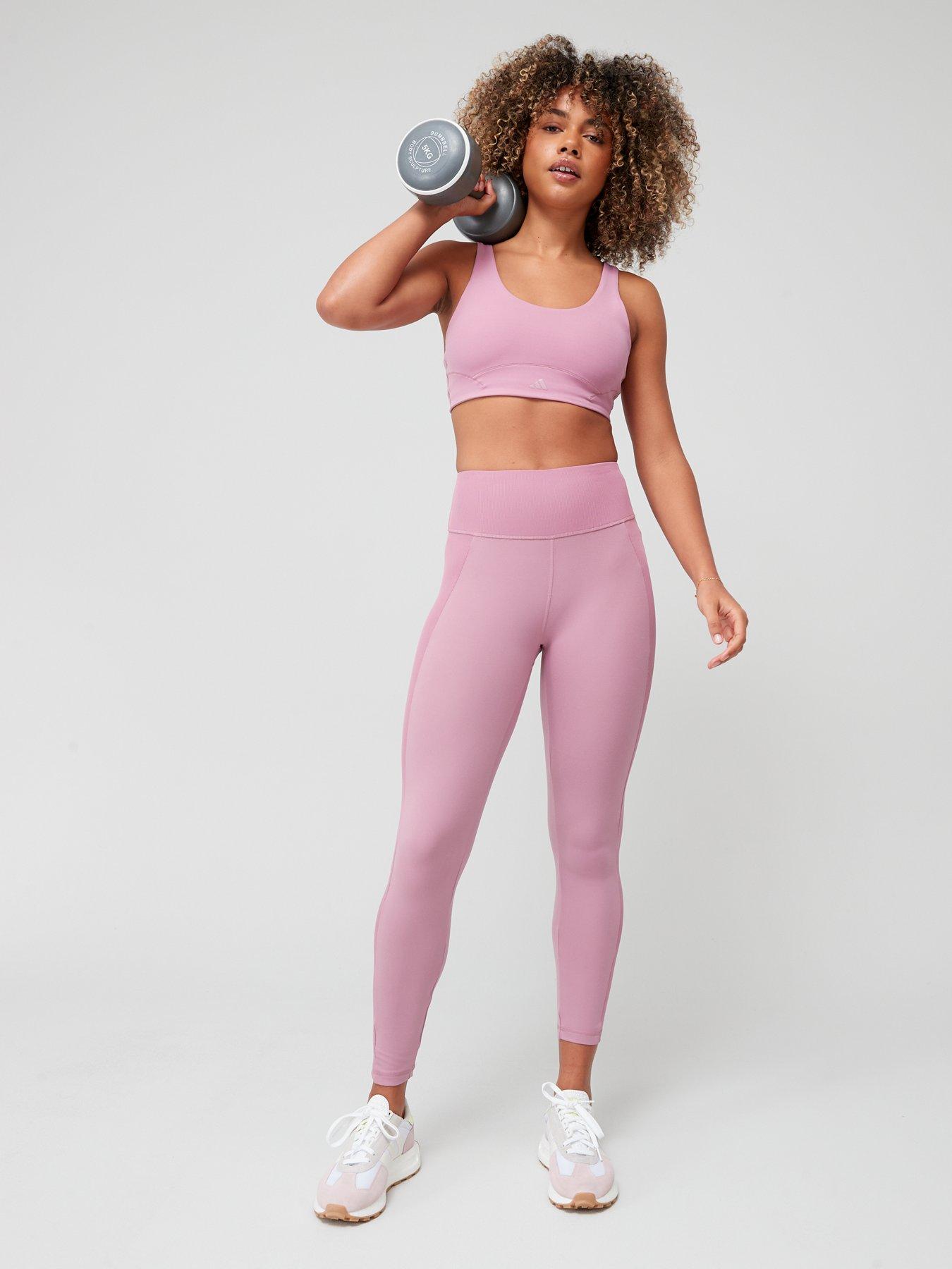 adidas CoreFlow Medium-Support Bra - Pink