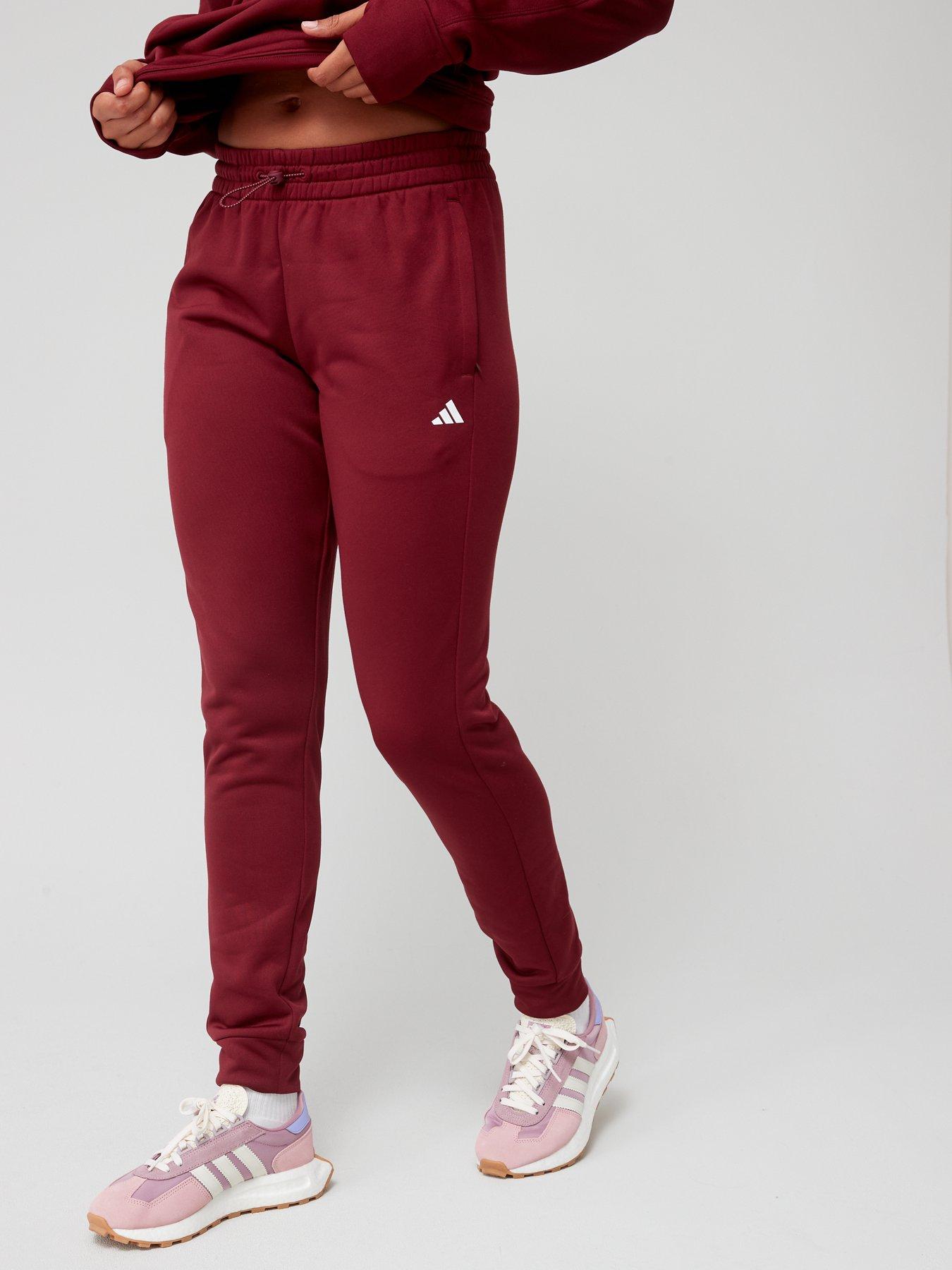 Adidas burgundy sweatpants online