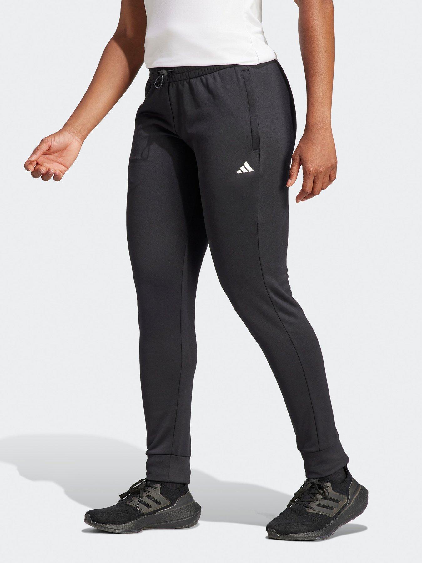 Adidas Women's 3 Stripes Tight Fit Elastic Waist Legging (Medium Grey  Heather/White, XL) 