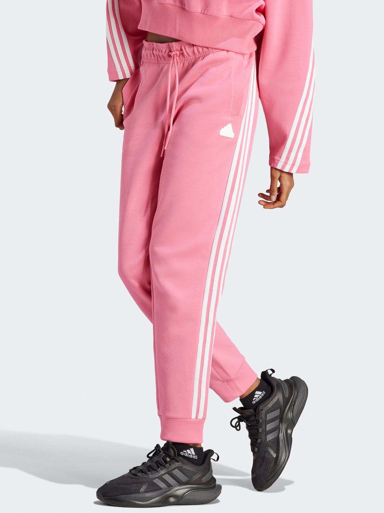 Pink adidas 2024 tracksuit pants