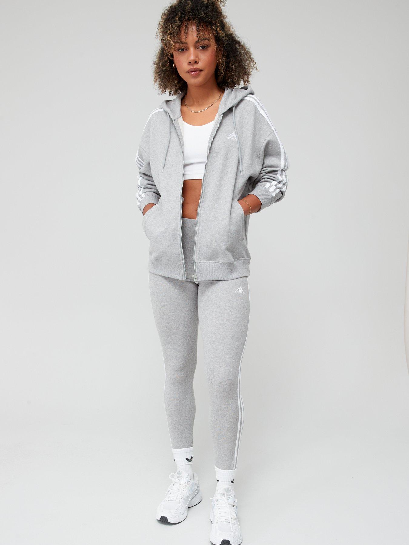 adidas-sportswear-essentials-3-stripes-high-waisted-single-shirt-leggings-greywhiteback