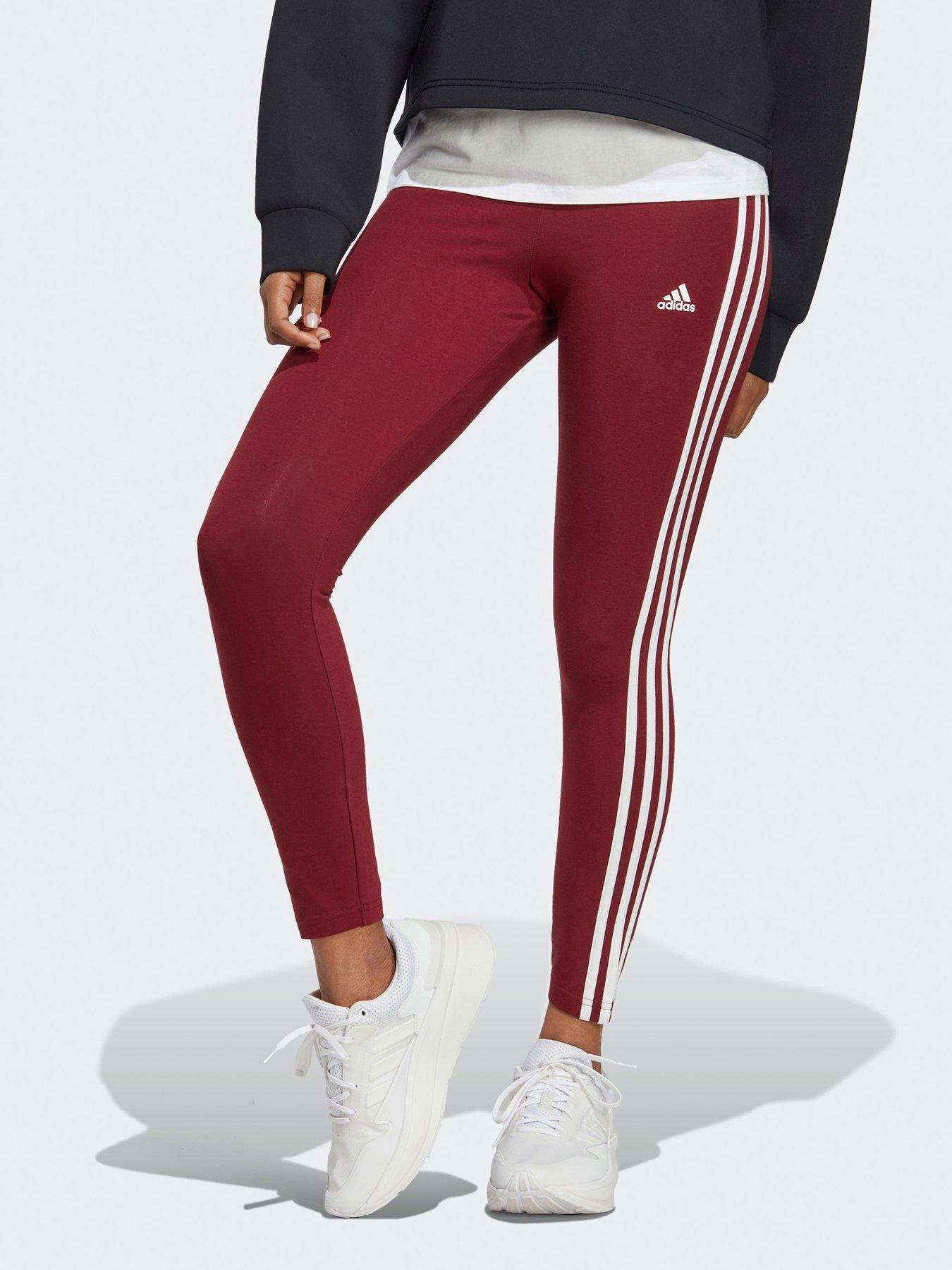 Buy adidas Pink Sportswear Essentials 3 Stripes High Waisted Single Jersey  Leggings from Next Australia
