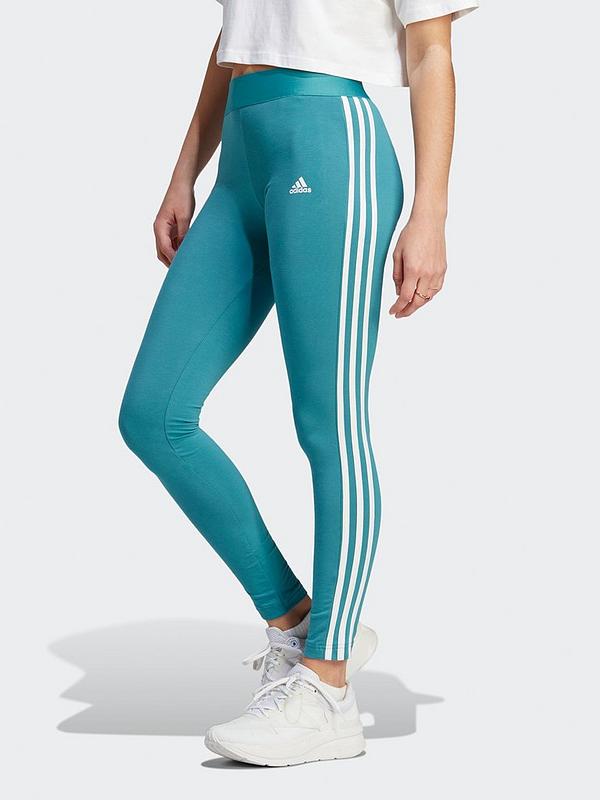 adidas Sportswear Women's Sportswear 3 Stripes Leggings - BLUE