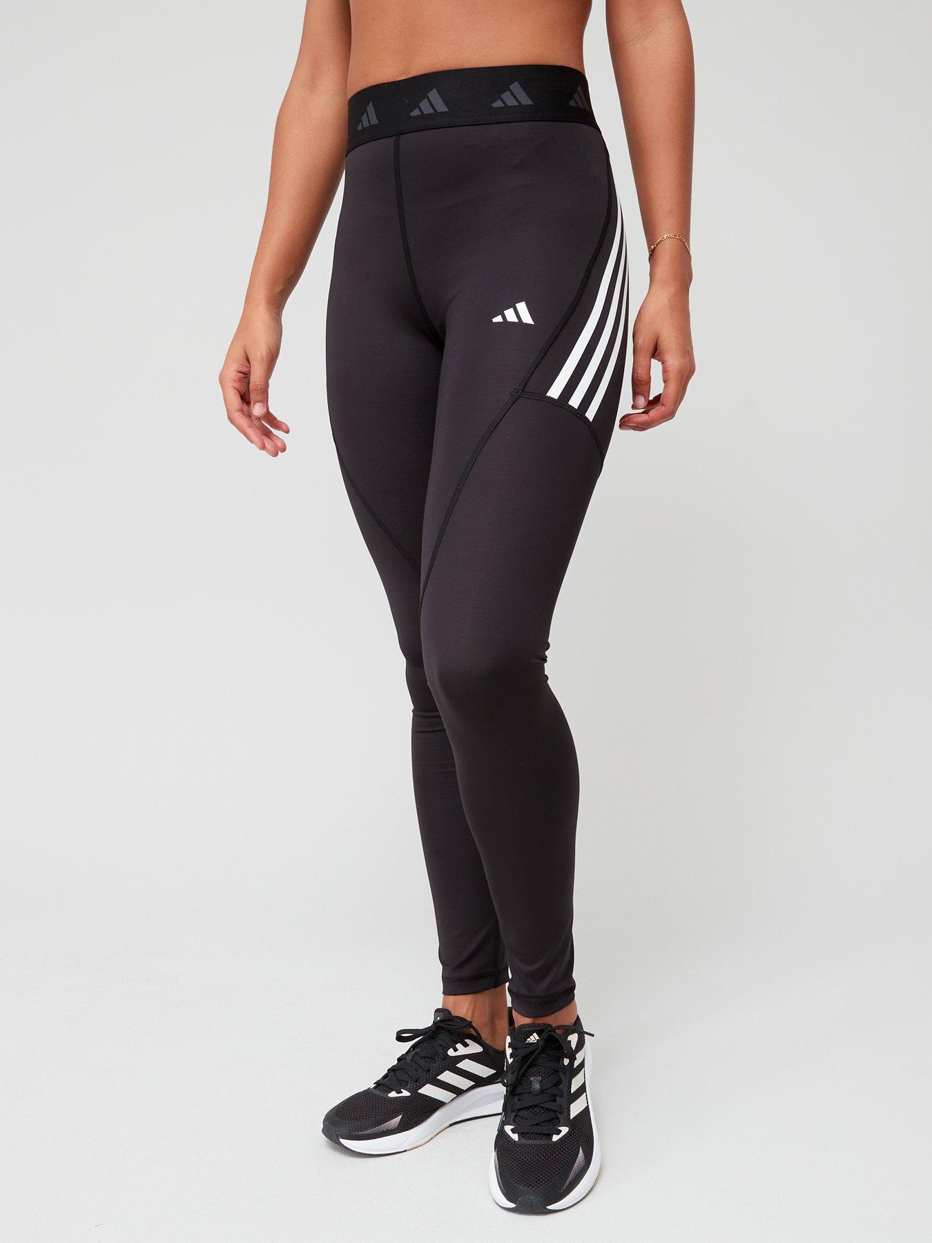 adidas Techfit Hyperglam 3-Inch Short Leggings - Green