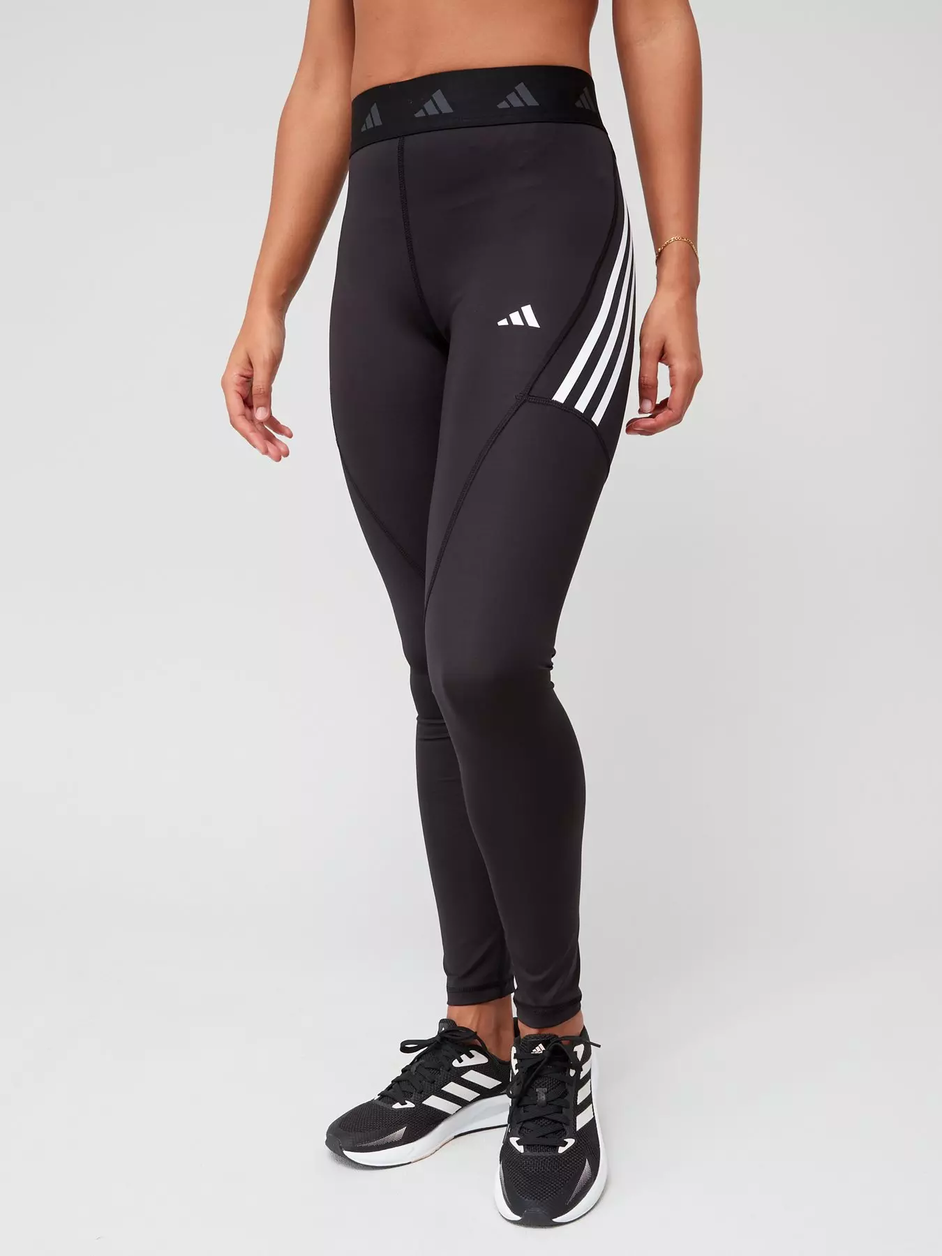  adidas Women's Training Techfit Long Tights, Black/Matte  Silver, 3X-Large : Sports & Outdoors