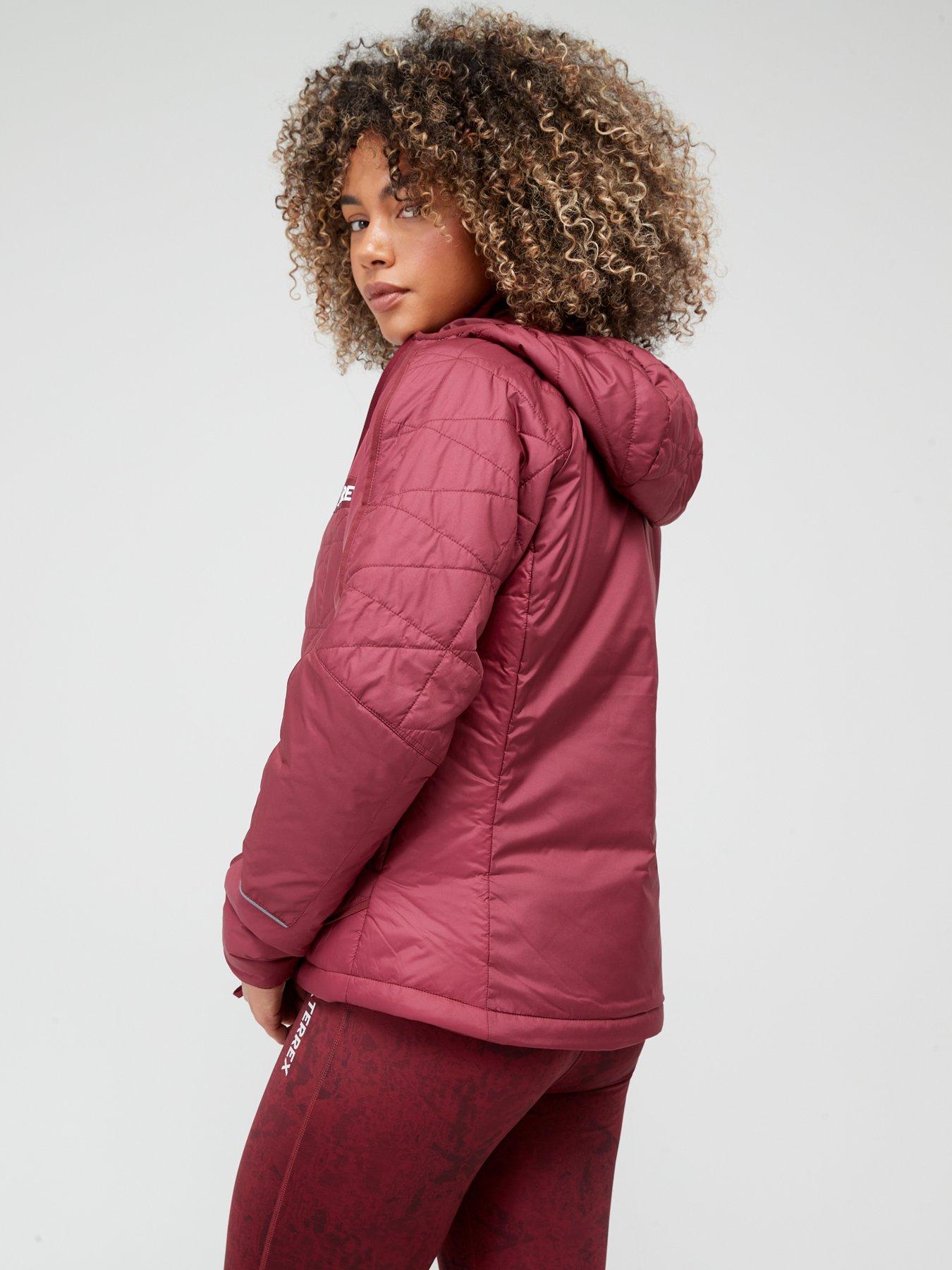 adidas-terrex-womens-thin-filled-jacket-redstillFront