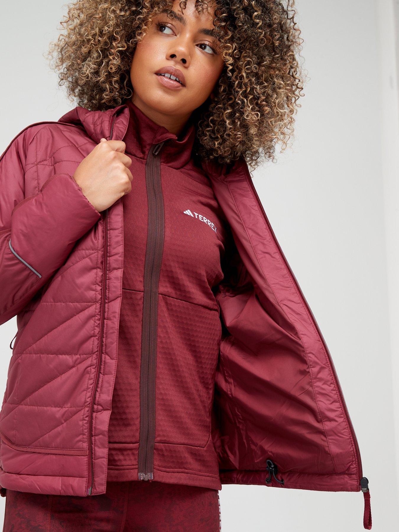 adidas-terrex-womens-thin-filled-jacket-reddetail