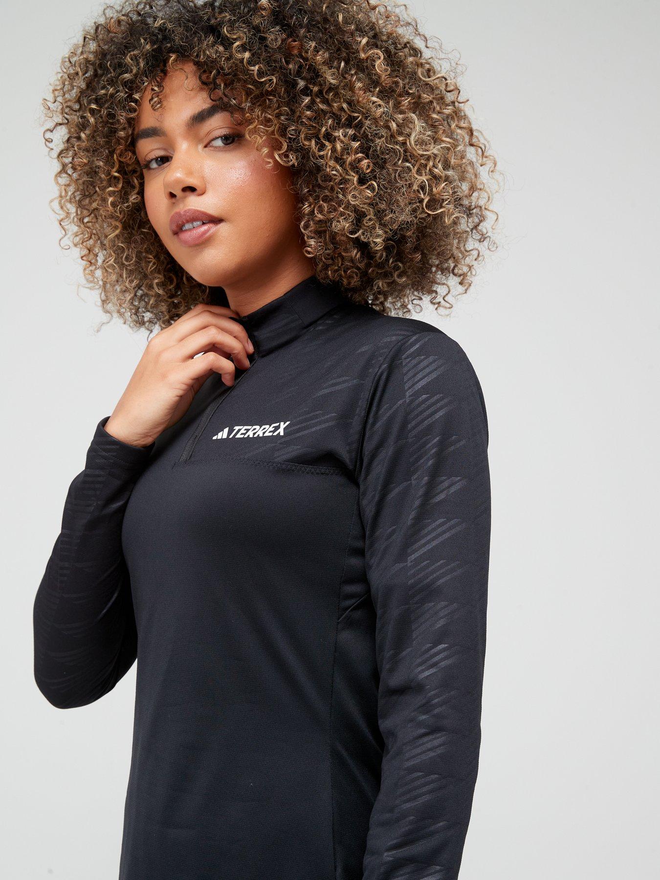 adidas-terrex-womens-multi-half-zip-long-sleeve-top-blackoutfit