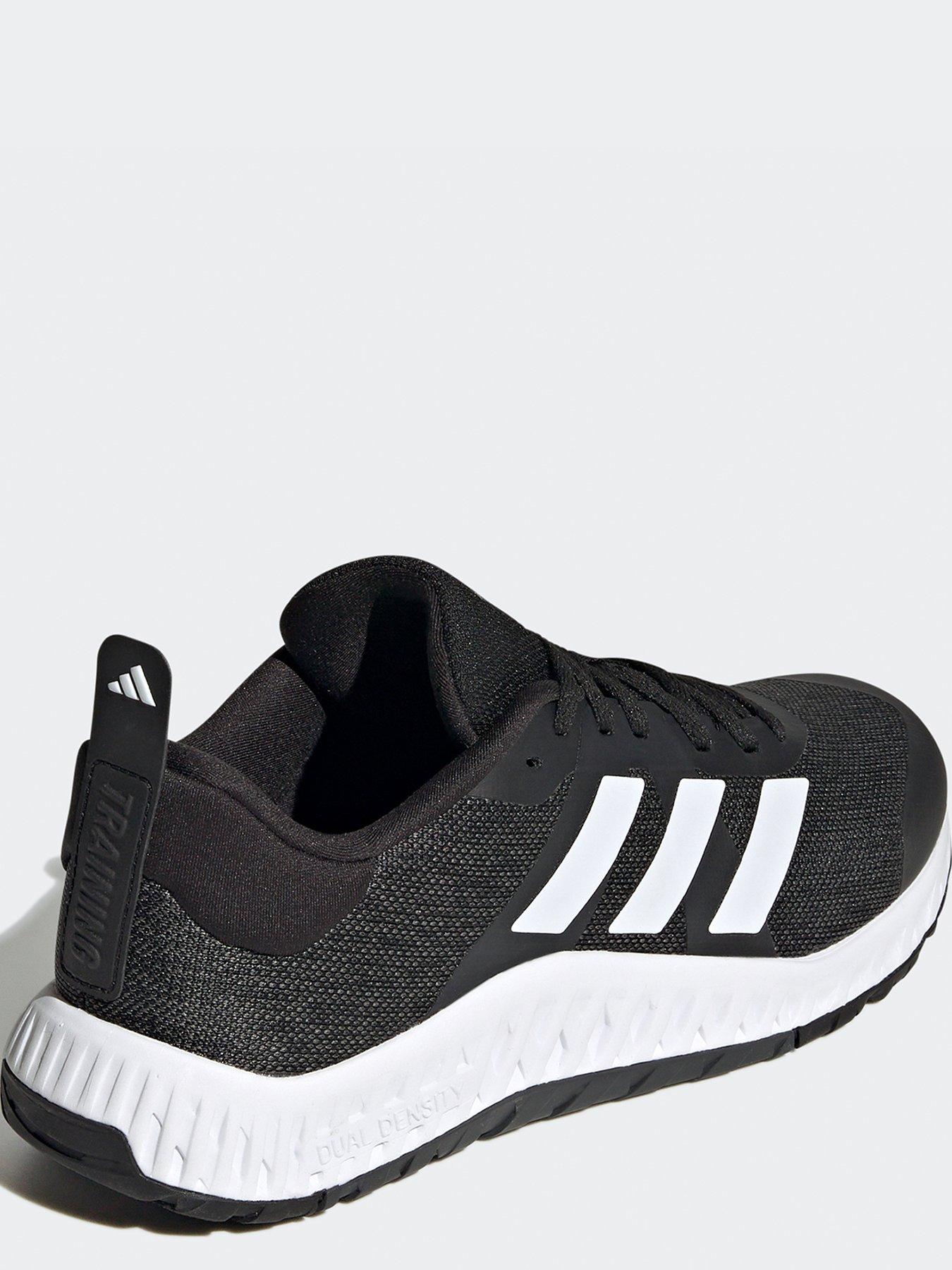 adidas-everyset-trainers-blackwhitestillFront