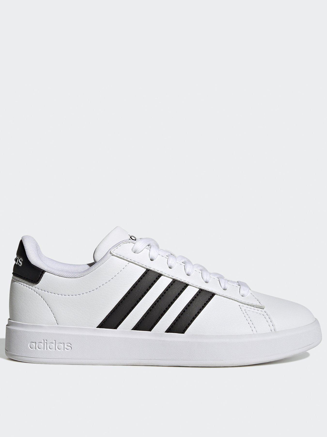 Womens Grand Court 2.0 Trainers White Black