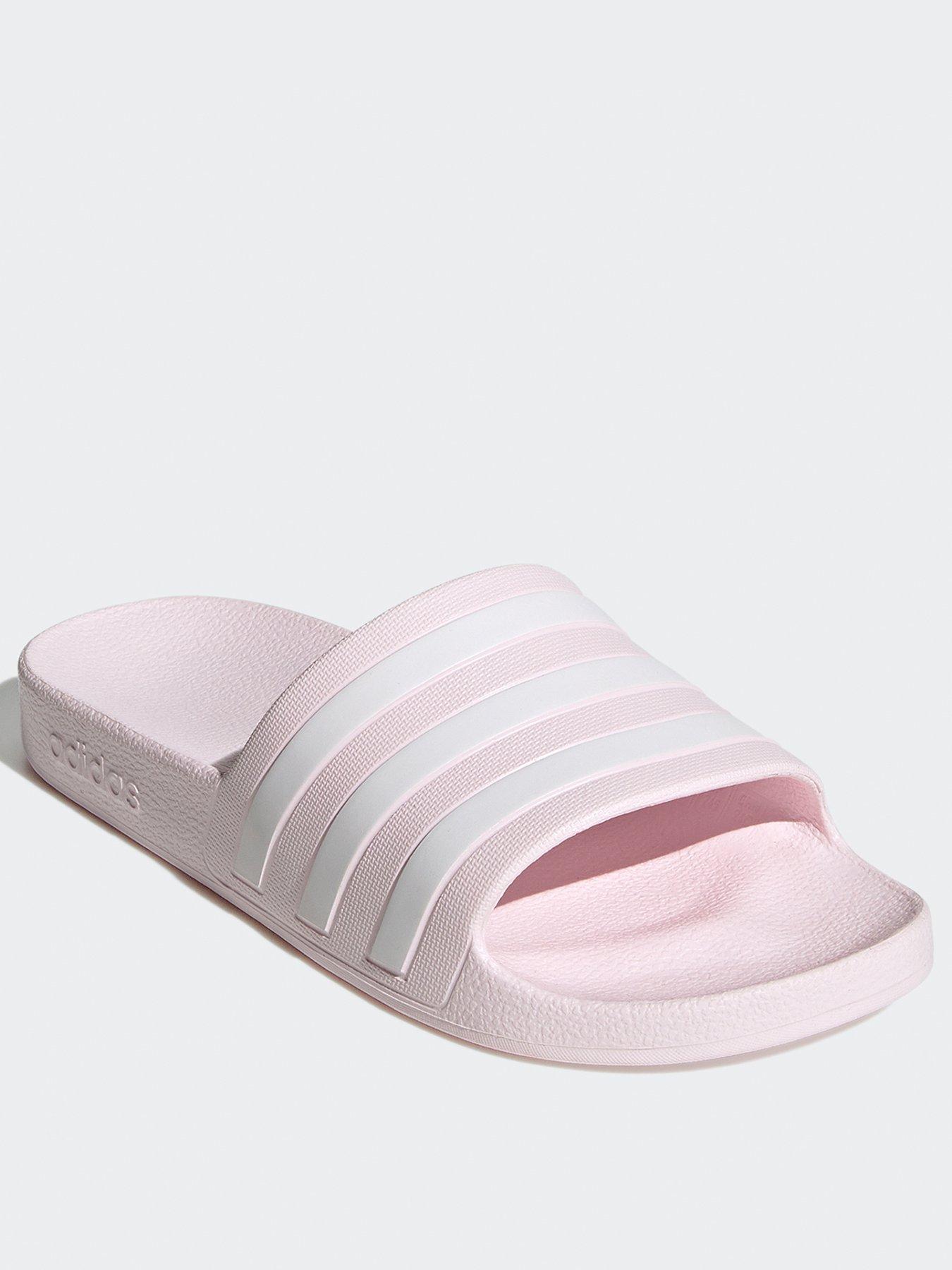 adidas Sportswear Womens Adilette Aqua Sliders Light Pink Very