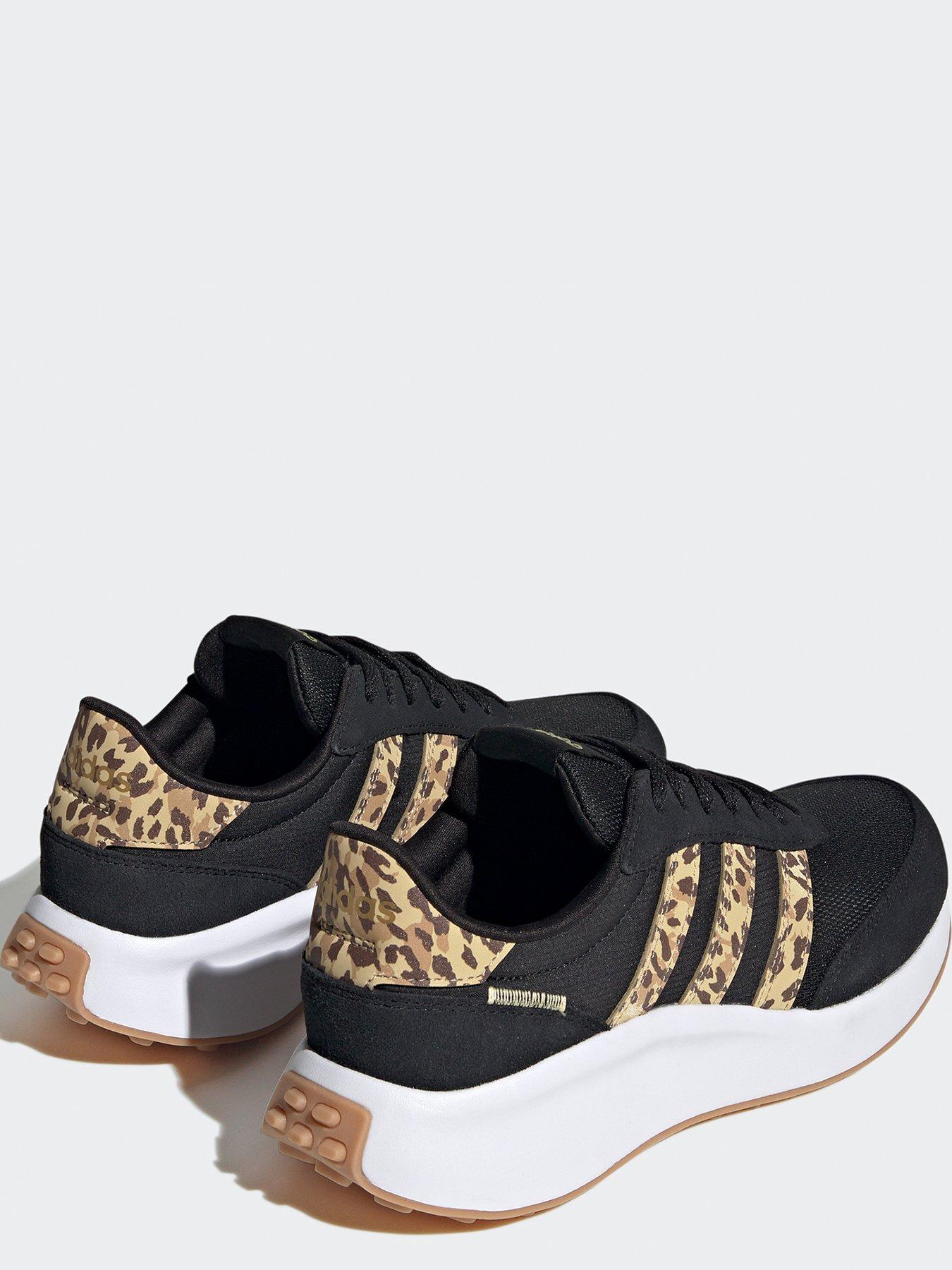 Black and gold adidas best sale trainers womens