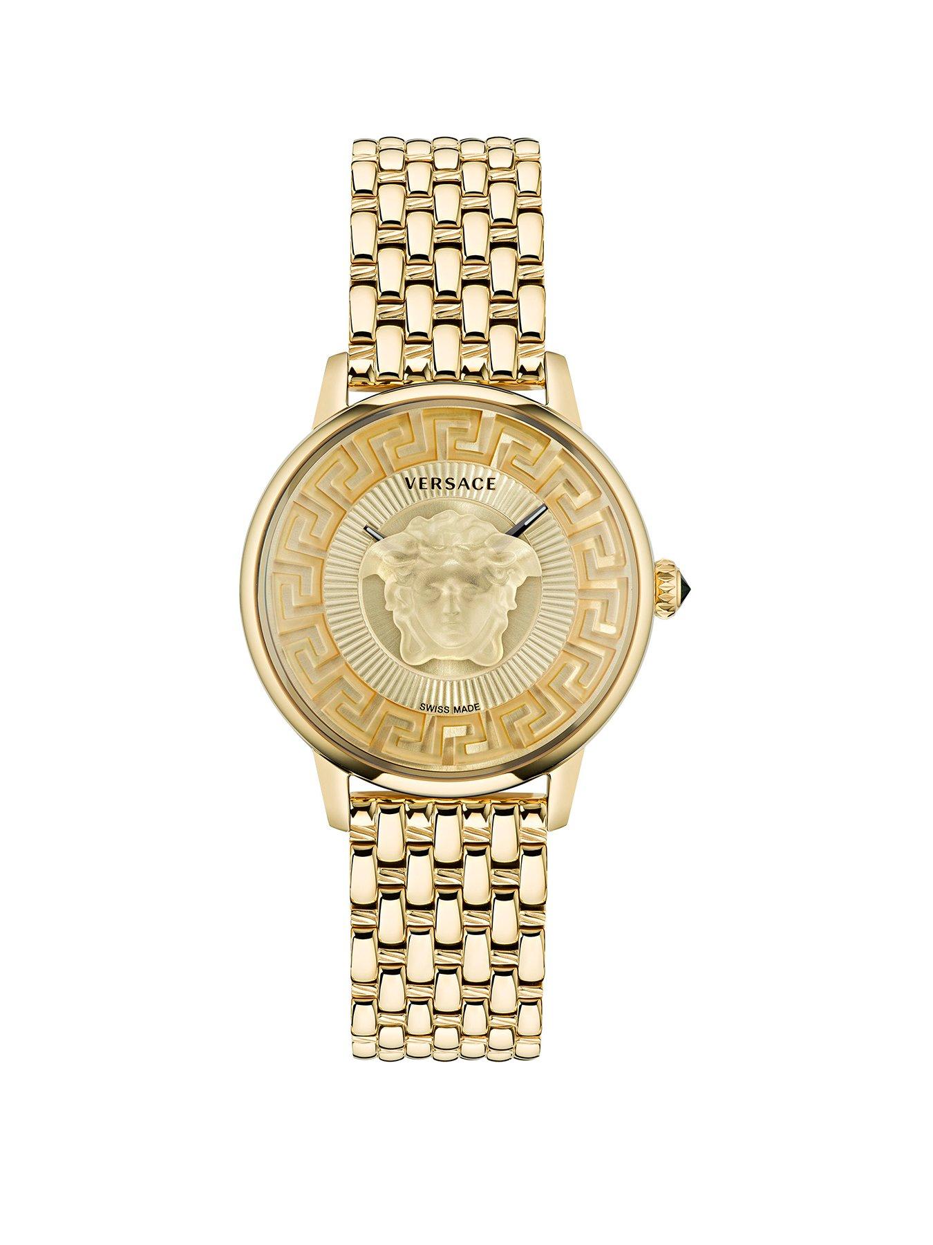 Versace medusa best sale watch men's