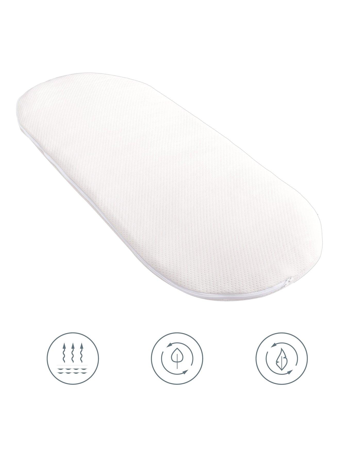 Moses basket outlet memory foam mattress