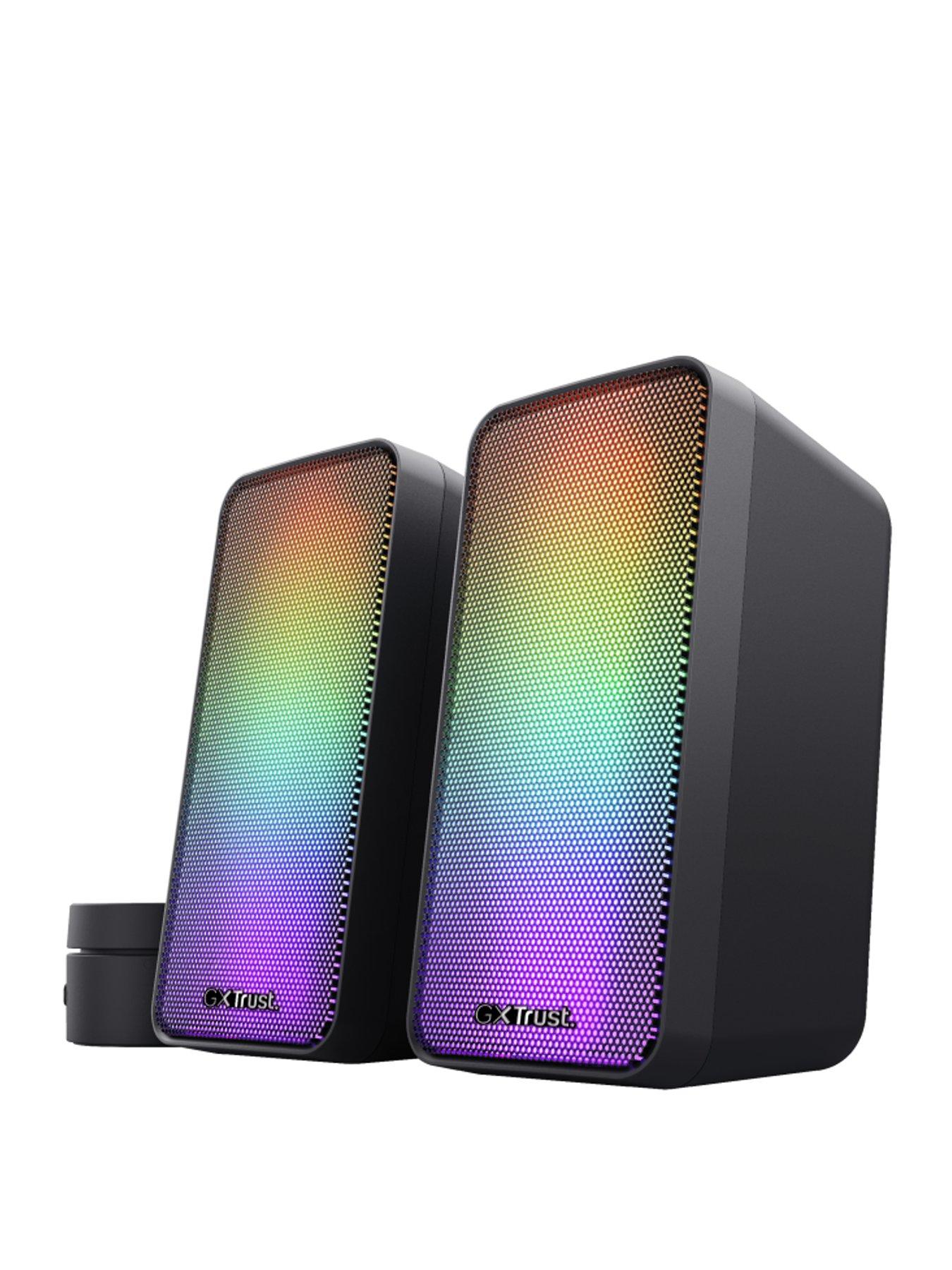 Image 2 of 6 of Trust GXT 611 Wezz Illuminated 2.0 RGB Speaker Set