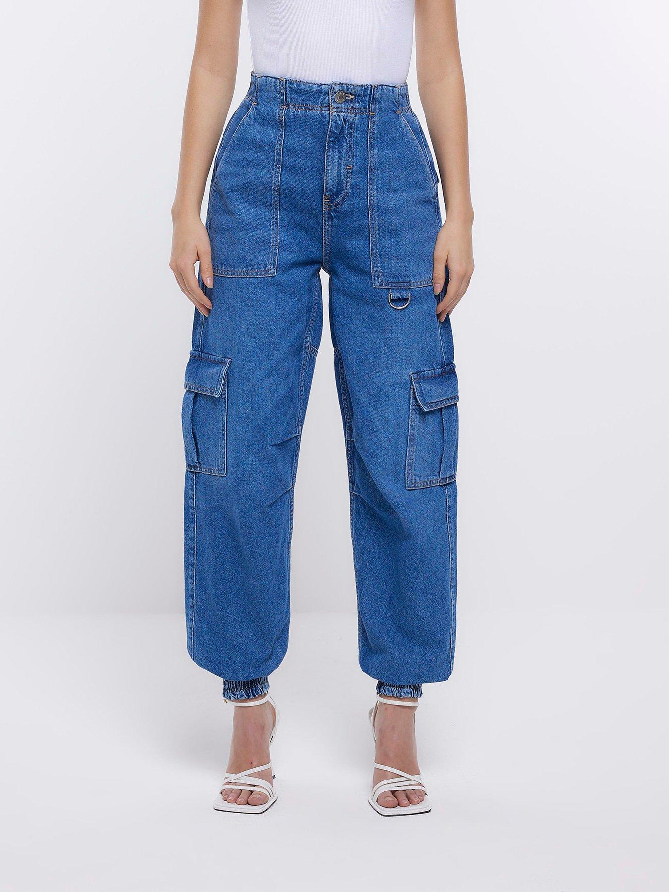 river-island-cargo-jeans-denim