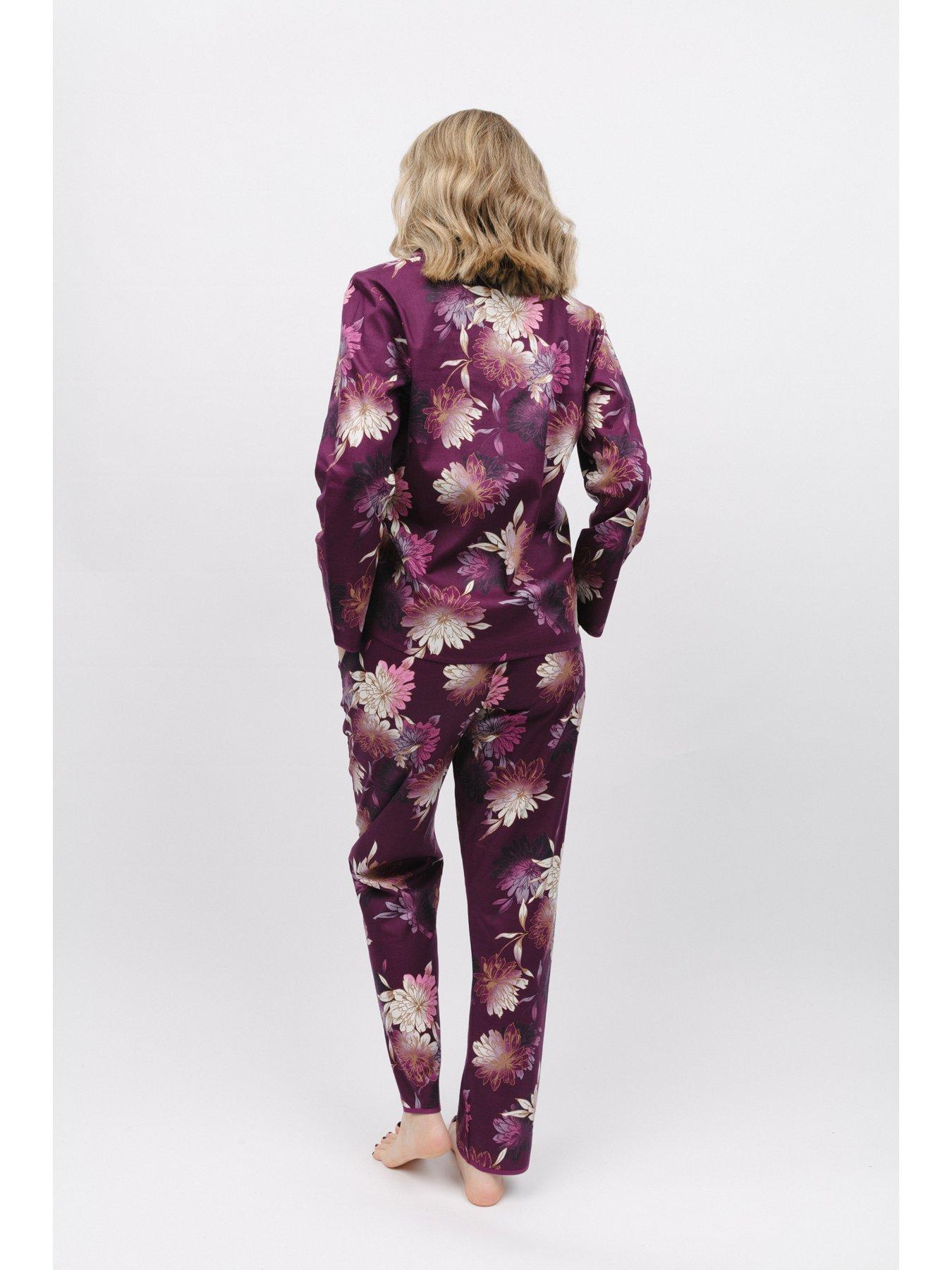 cyberjammies-dk-magenta-floral-print-pyjama-setstillFront