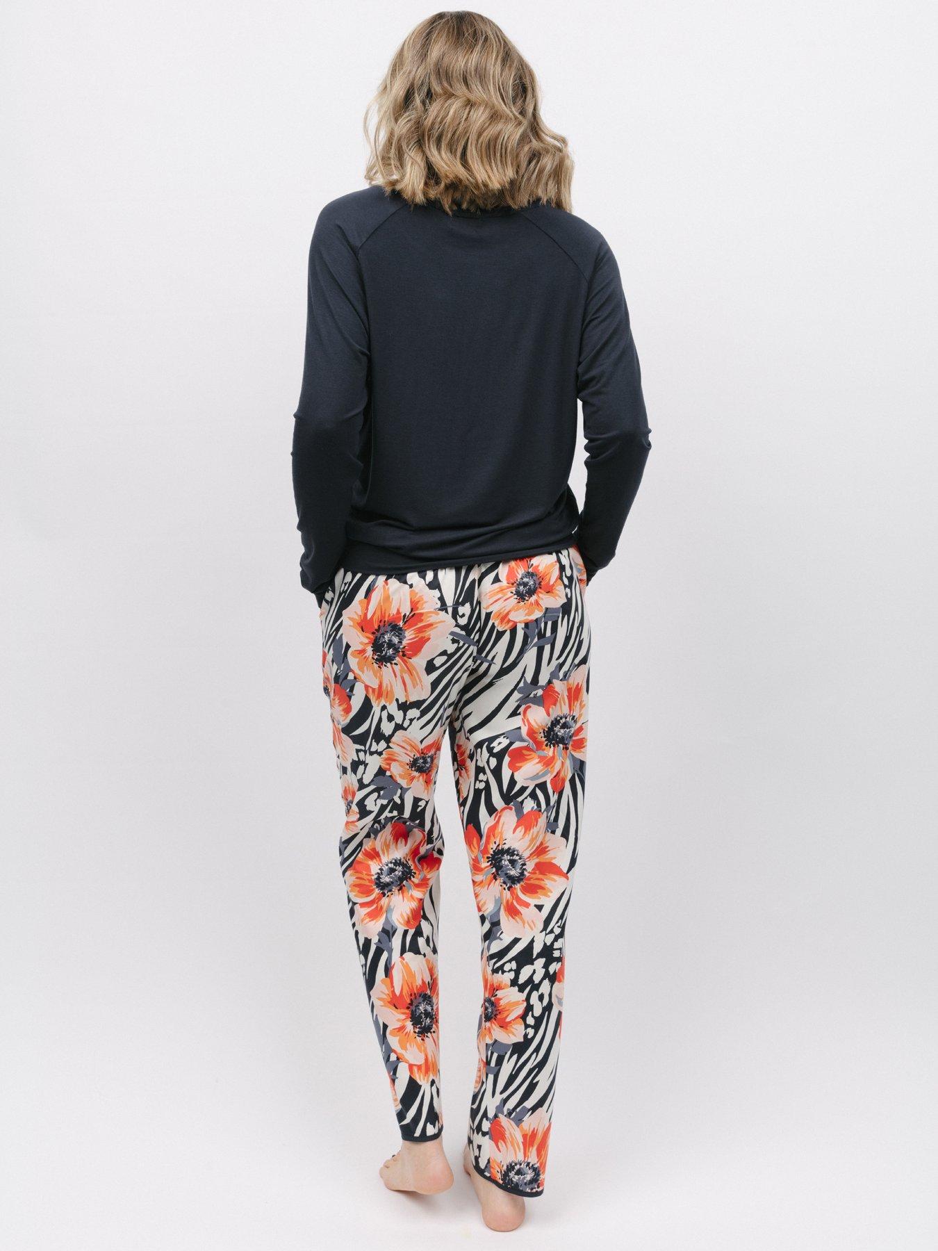 cyberjammies-charcoal-animalfloral-print-pant-slouch-knit-topstillFront