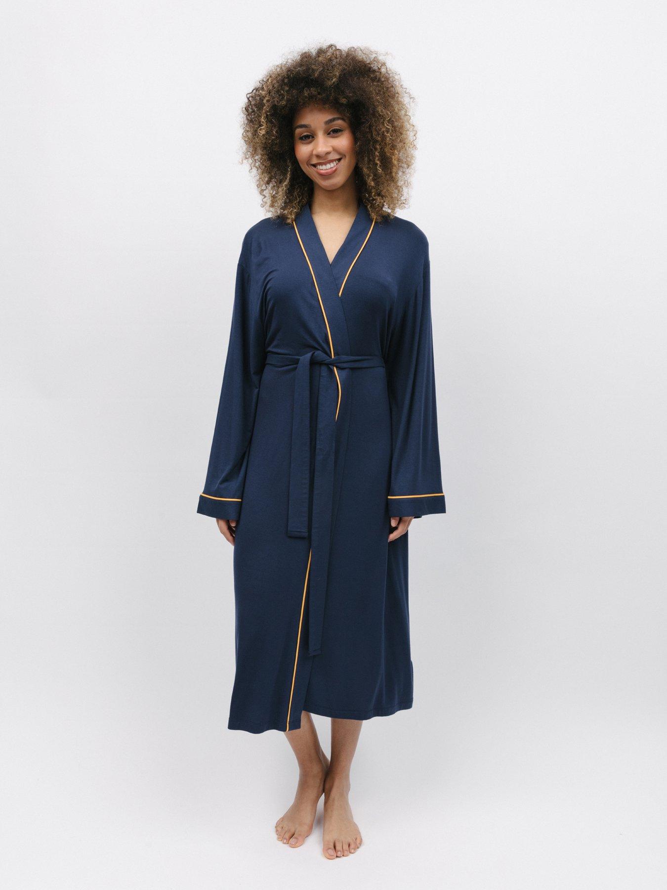 Givoni: Luxury Fleece Long Dressing Gown - Michelle Ann