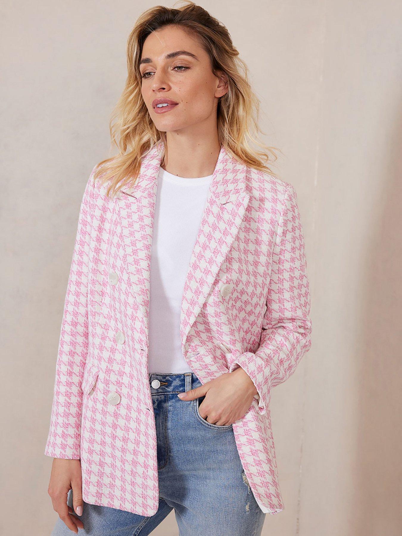 Mint velvet 2024 pink blazer