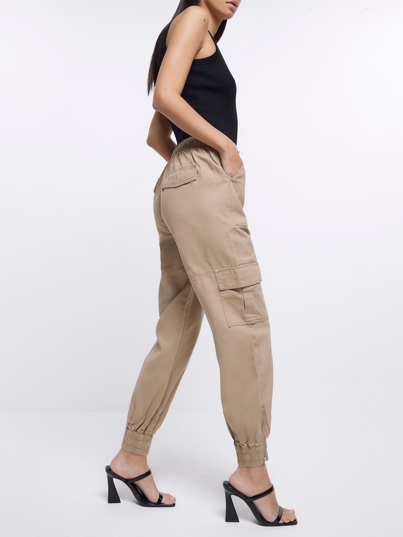 Army trousers river island shop