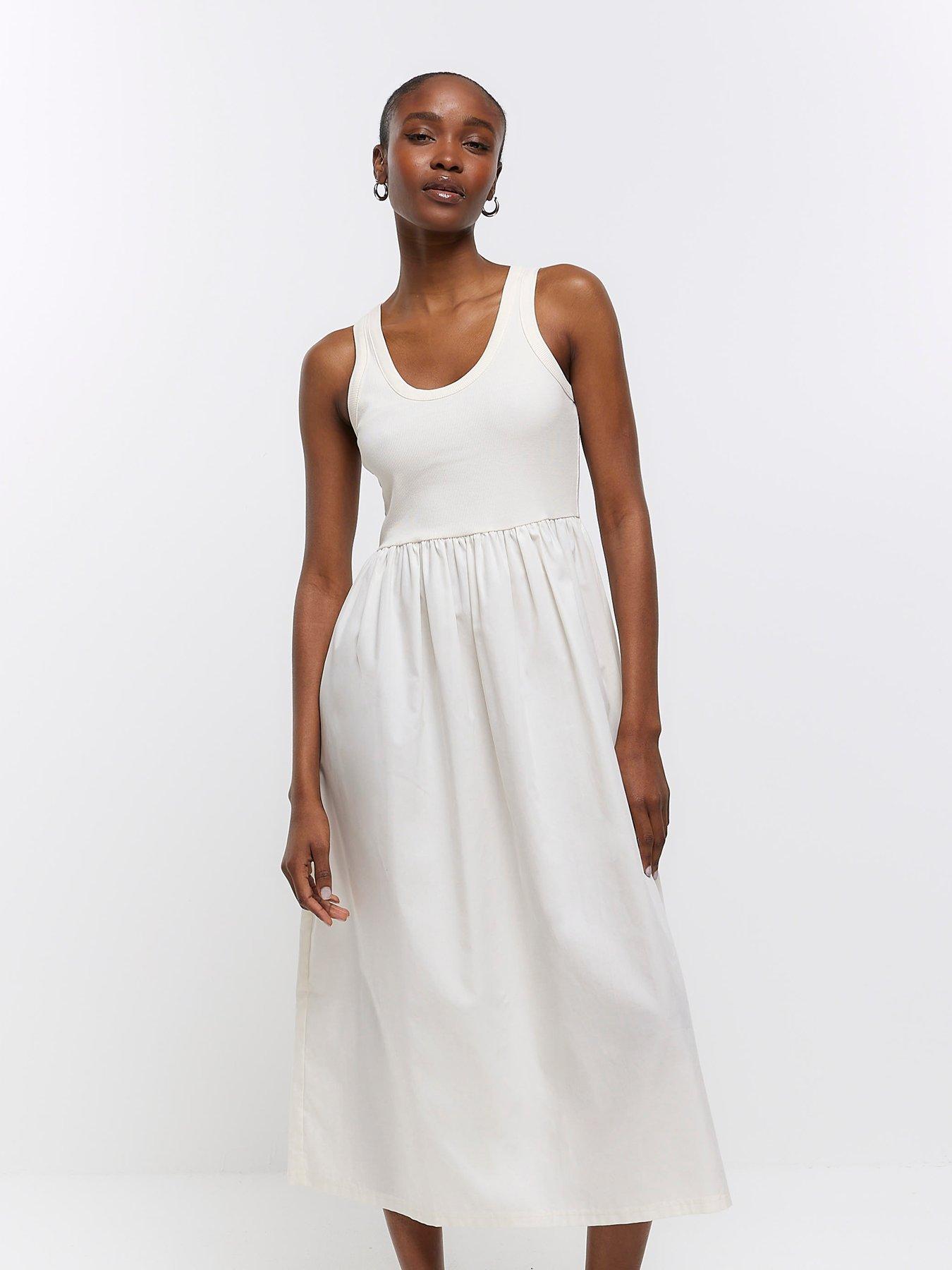 river-island-racer-poplin-mix-midi-dress-whiteback