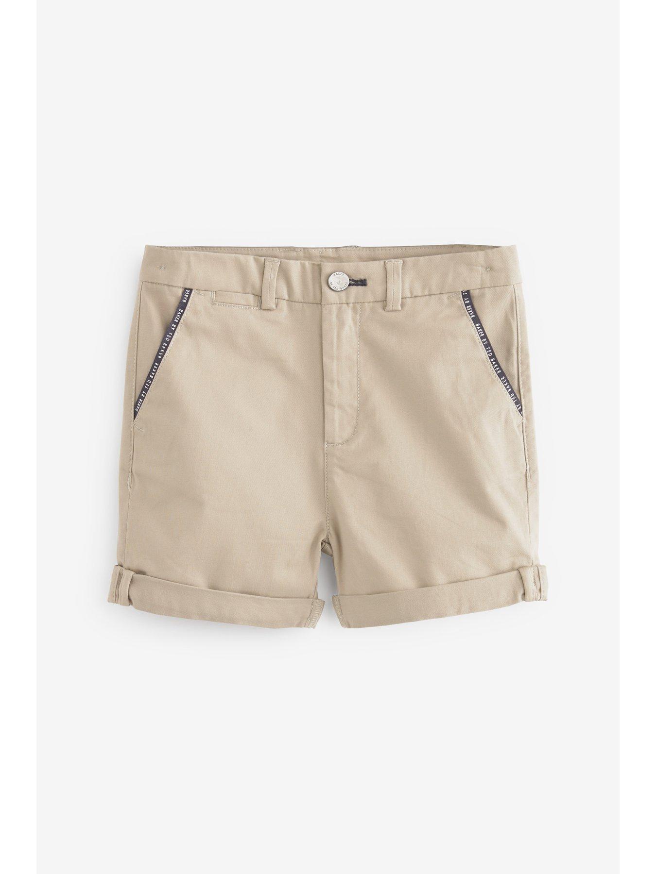 ted-baker-baker-by-ted-baker-boys-stone-chino-shortstillFront