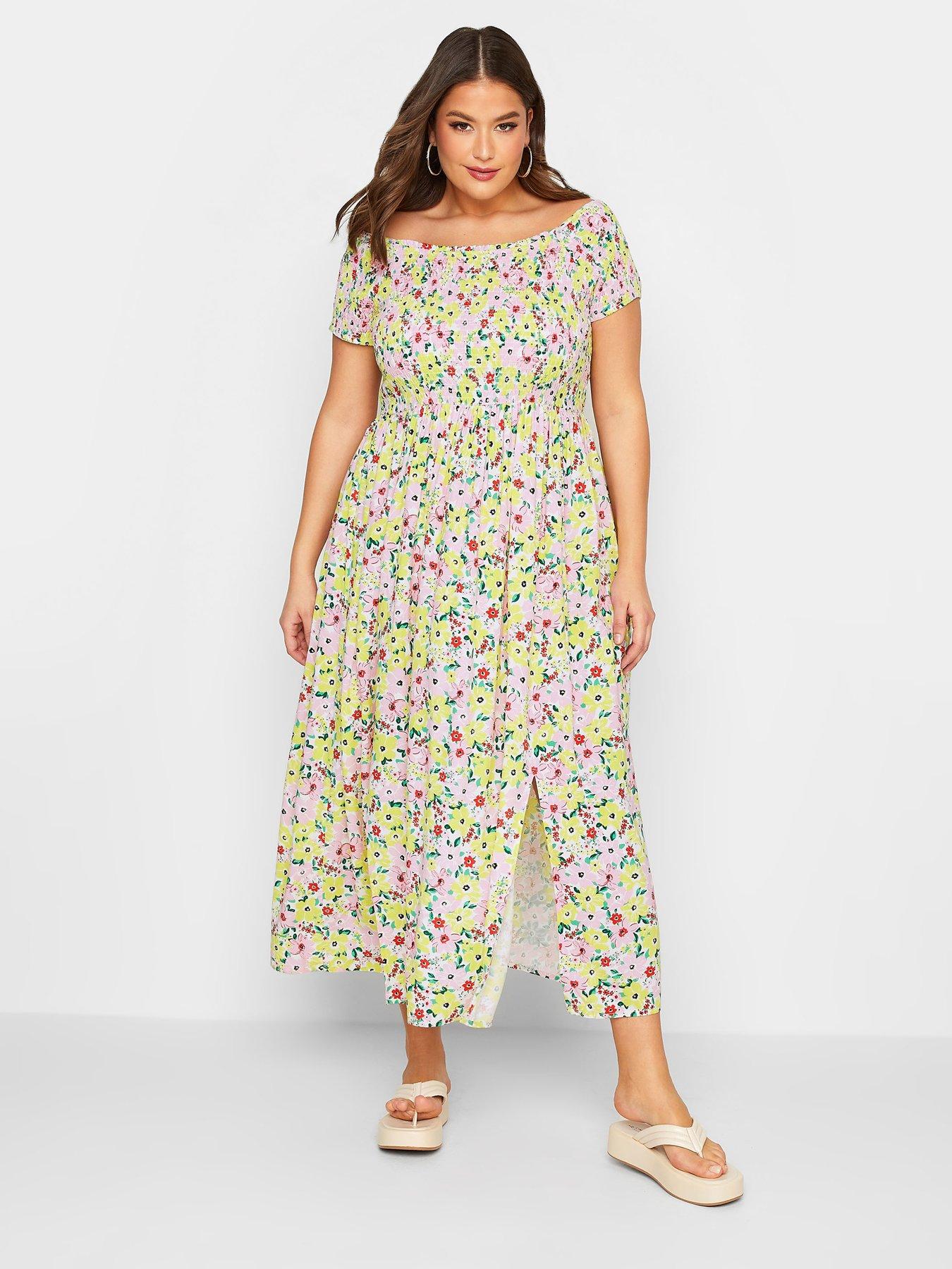 yours-yours-shirred-bardot-maxi-dress-pretty-floral