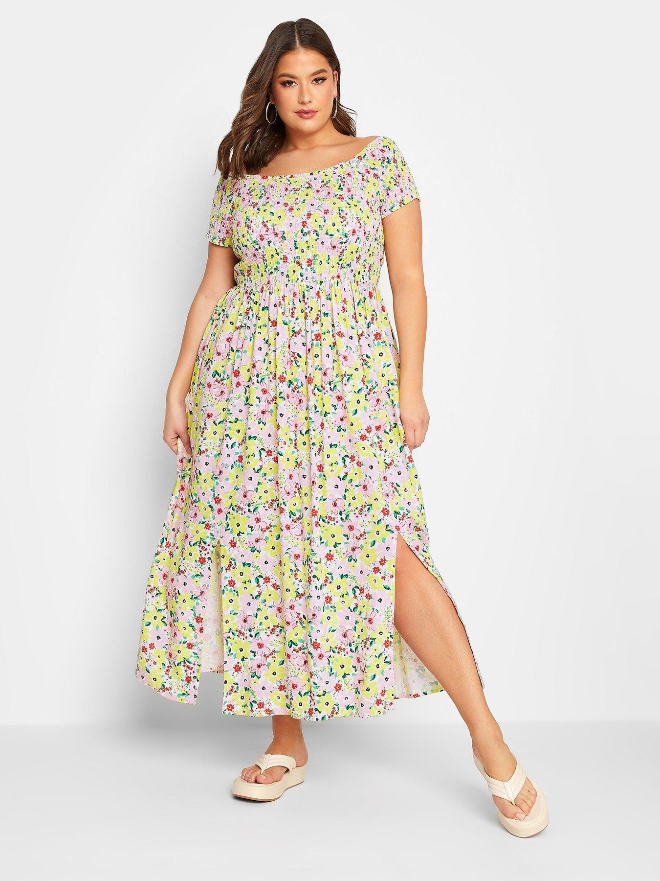 yours-yours-shirred-bardot-maxi-dress-pretty-floralback