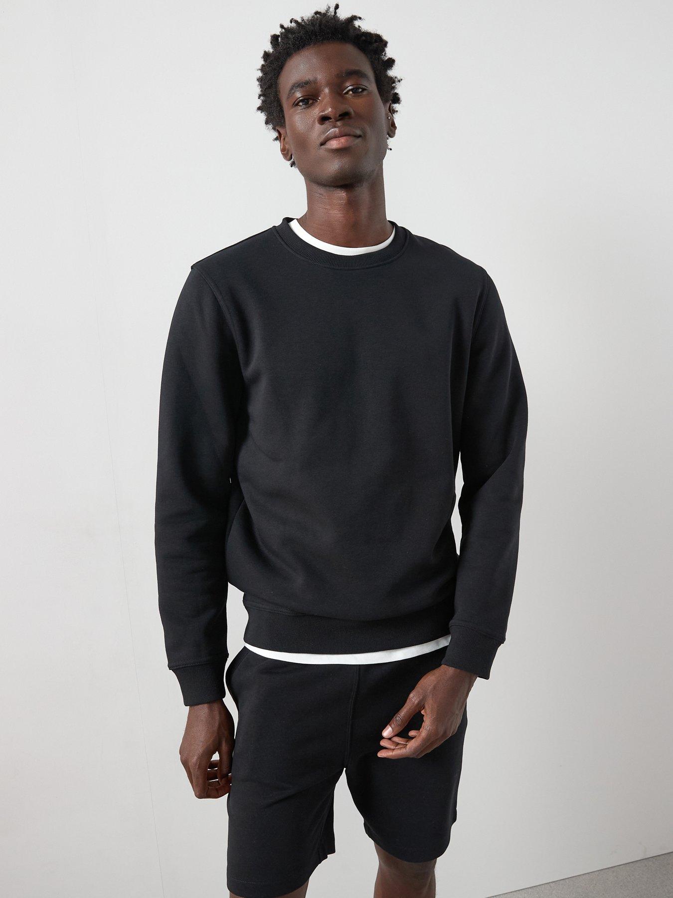 Image 1 of 6 of The Very Collection Crew Neck Sweater - Black