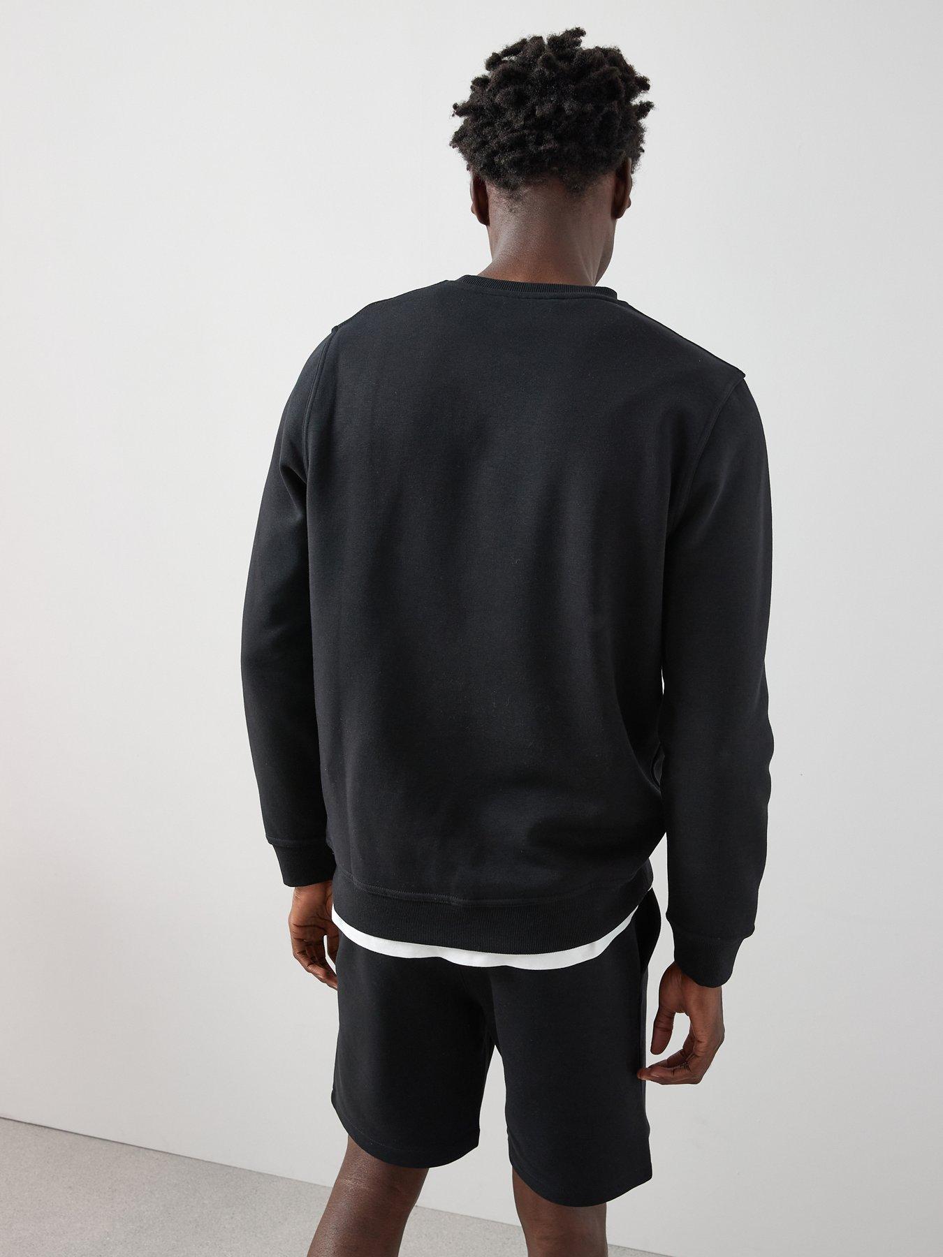 Image 2 of 6 of The Very Collection Crew Neck Sweater - Black