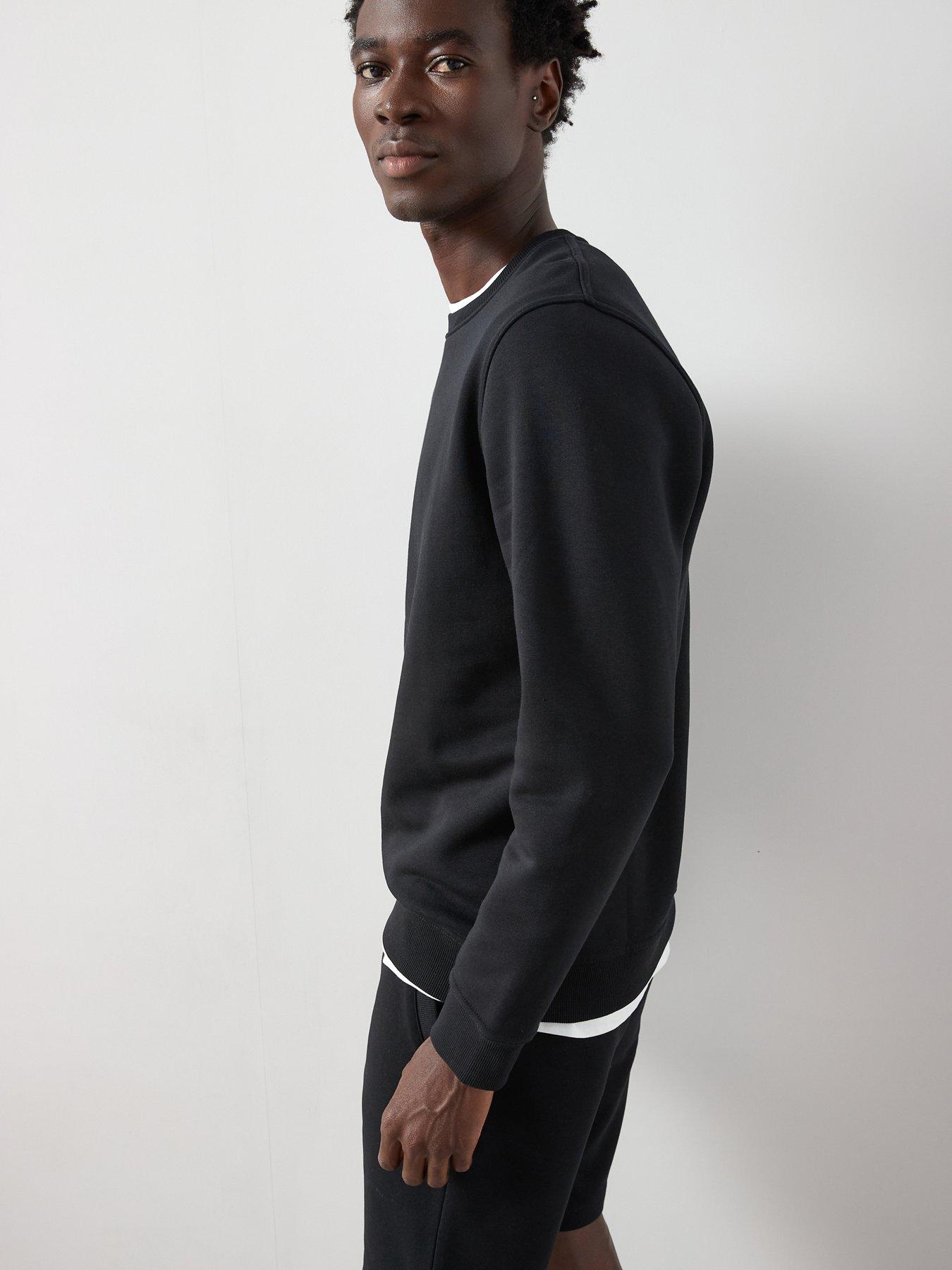 Image 5 of 6 of The Very Collection Crew Neck Sweater - Black