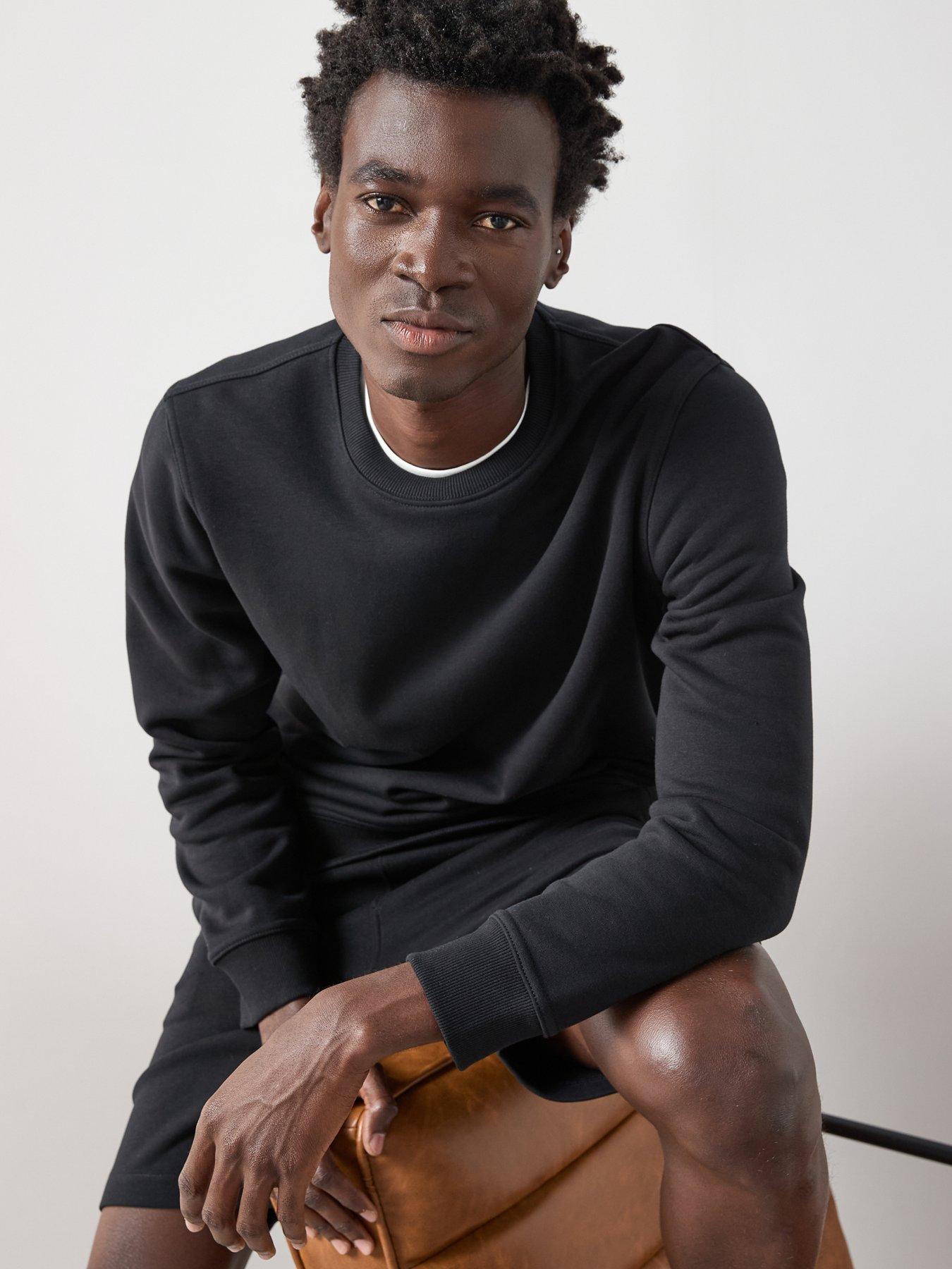 Image 6 of 6 of The Very Collection Crew Neck Sweater - Black