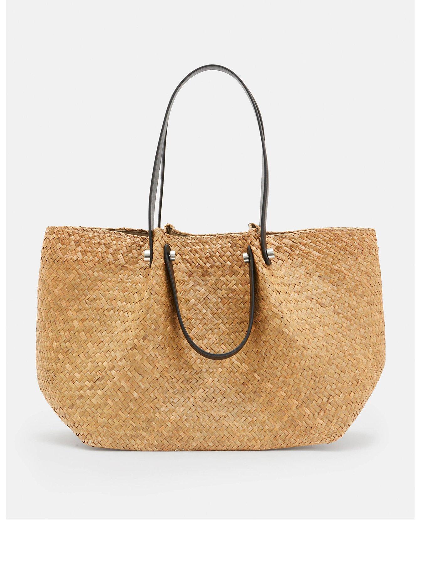 AllSaints Tie Dye Ring Tote Bag in Natural