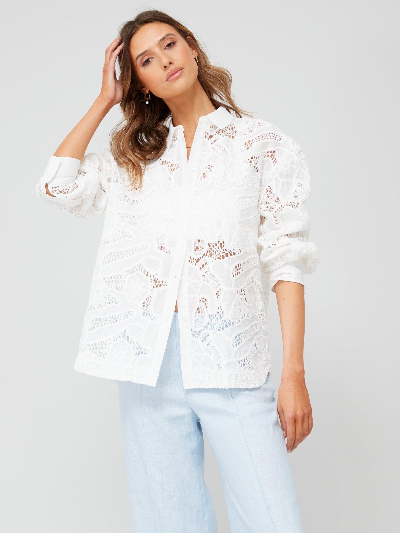 Mango Embroidered Shirt