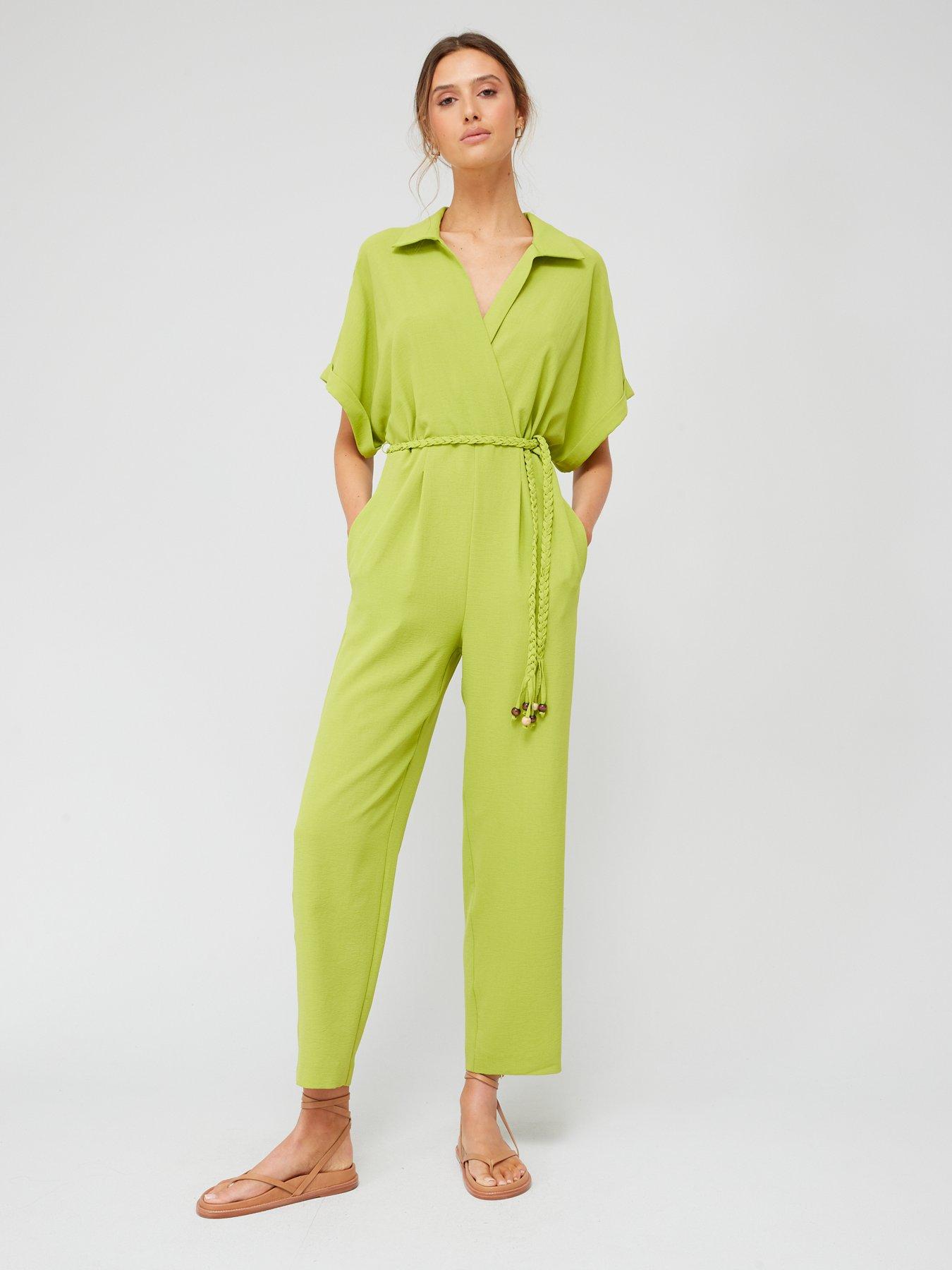 White Stuff Lainey Jersey Jumpsuit - Green