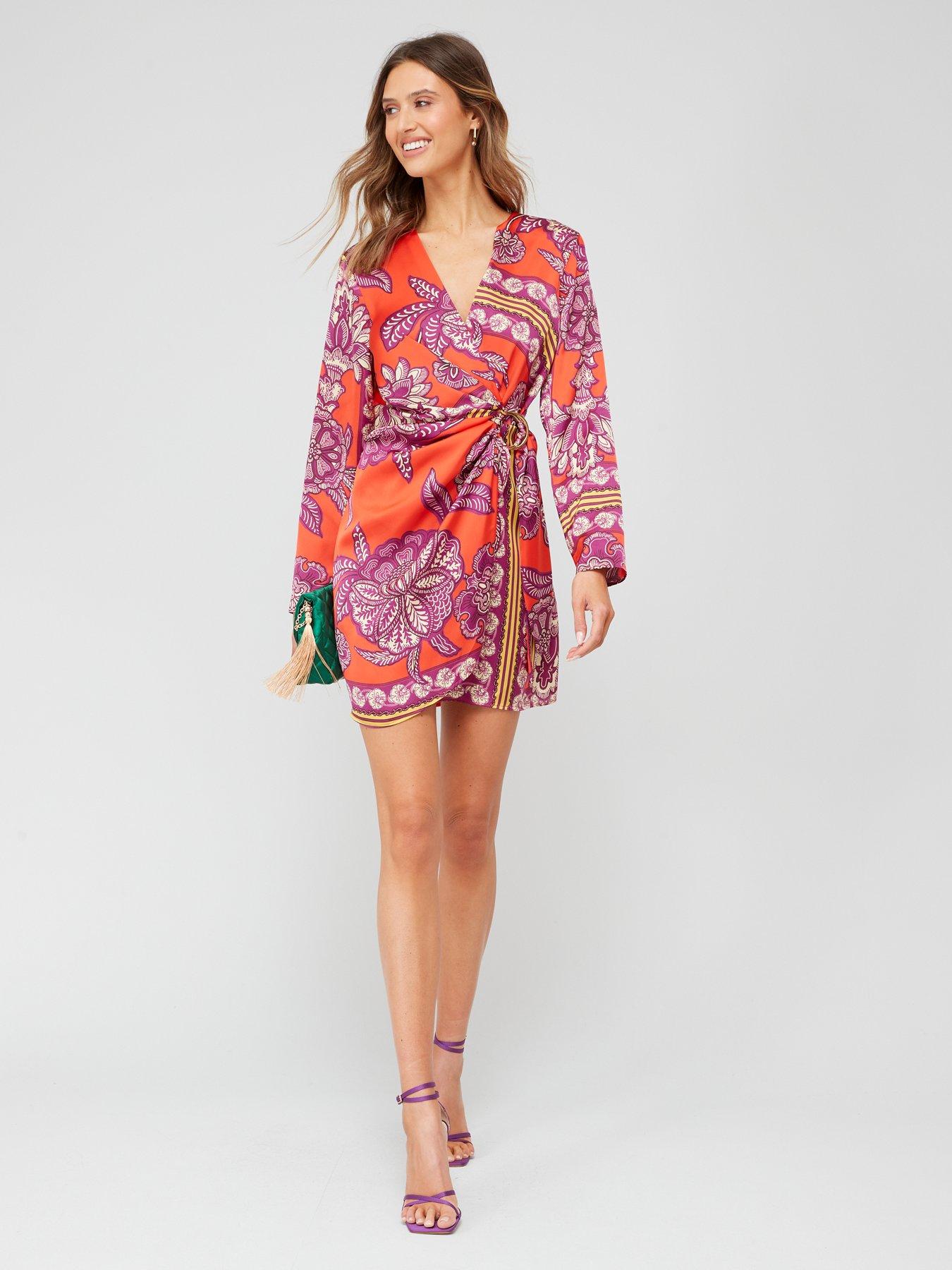 Mango Wrap Floral Dress | Very Ireland