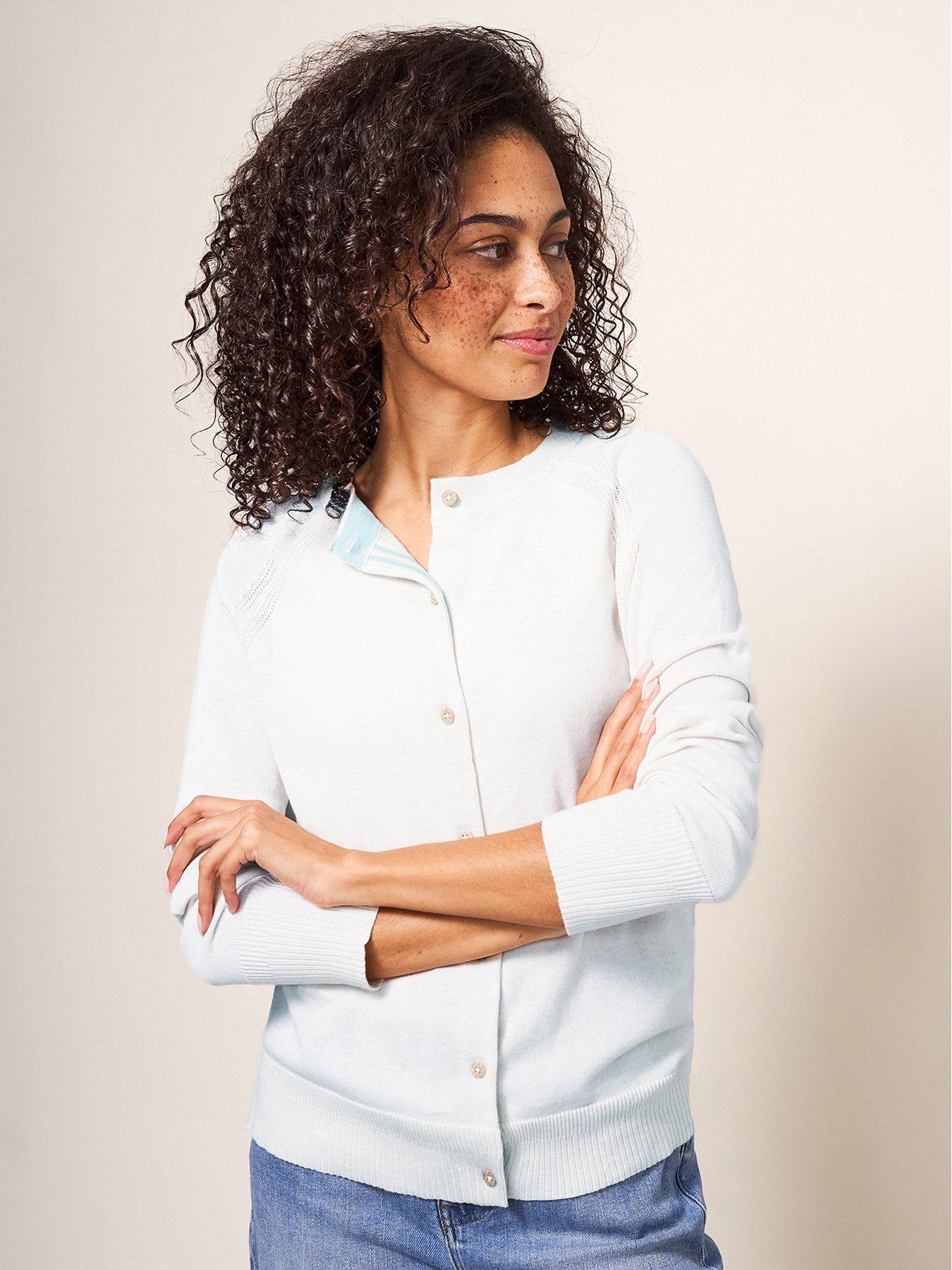 Image 1 of 6 of White Stuff Lulu Cardigan - White