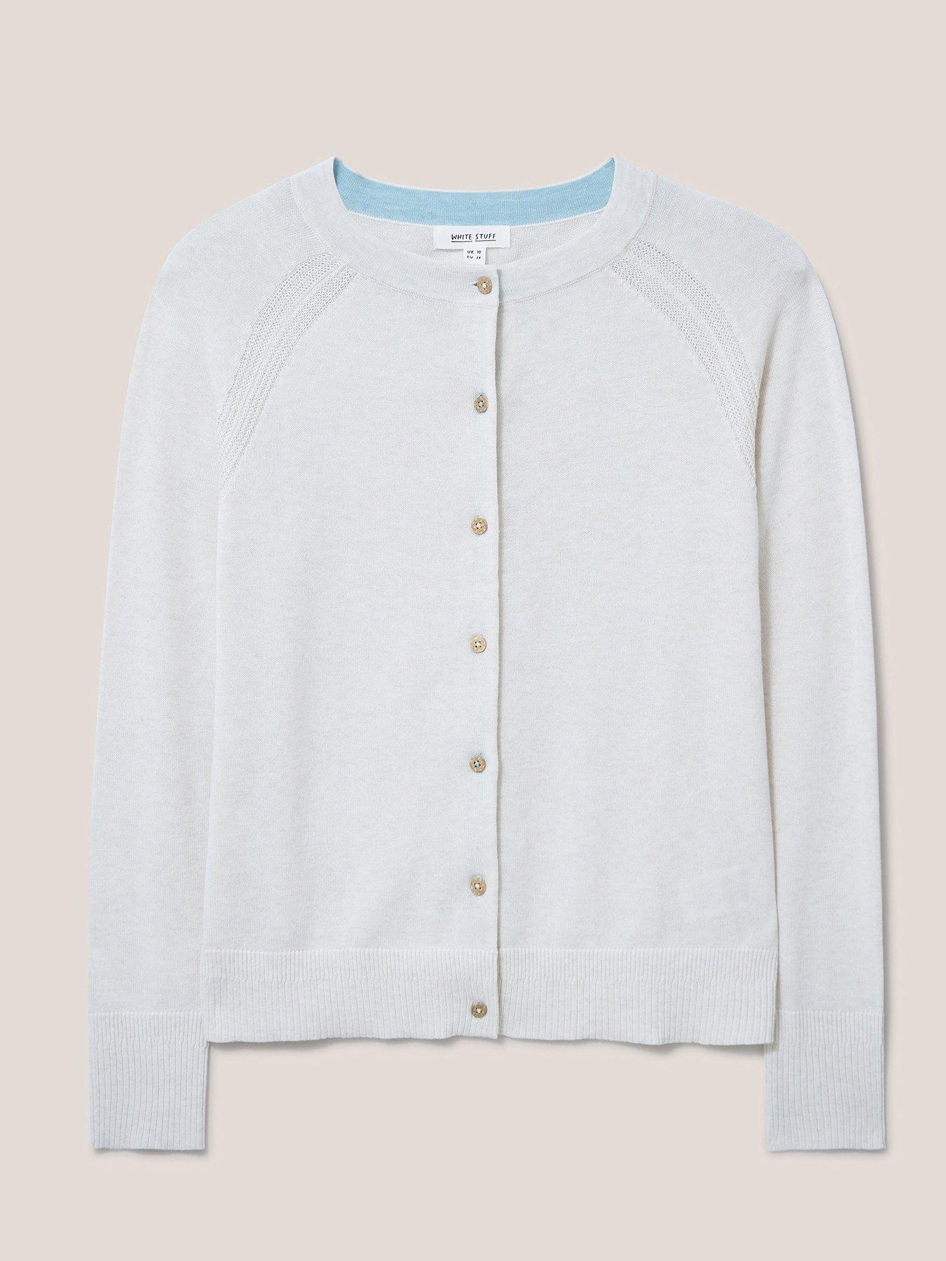 Image 4 of 6 of White Stuff Lulu Cardigan - White