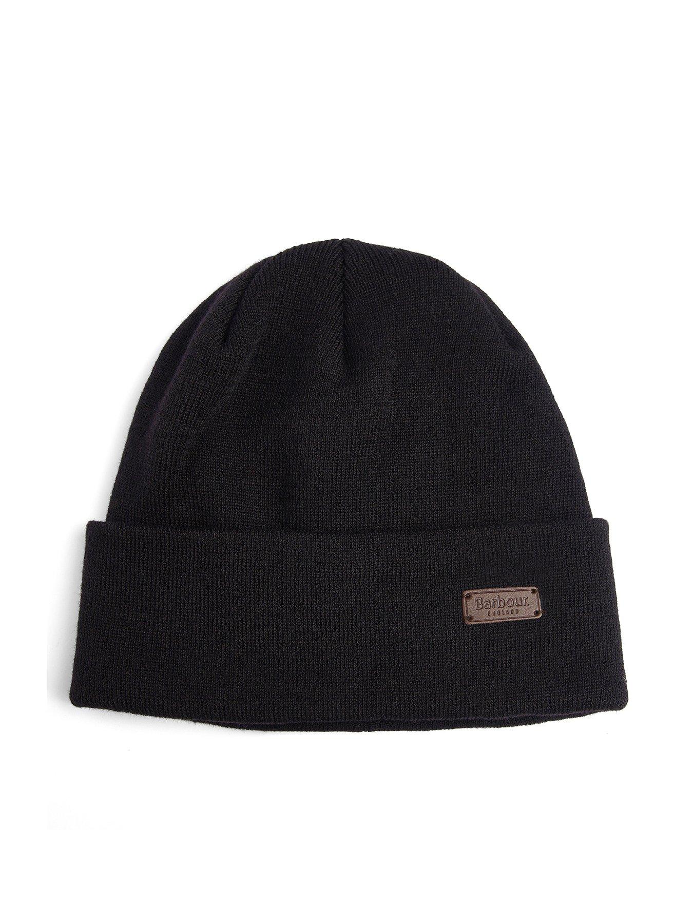 barbour-barbour-healey-beanie-hat-blackfront