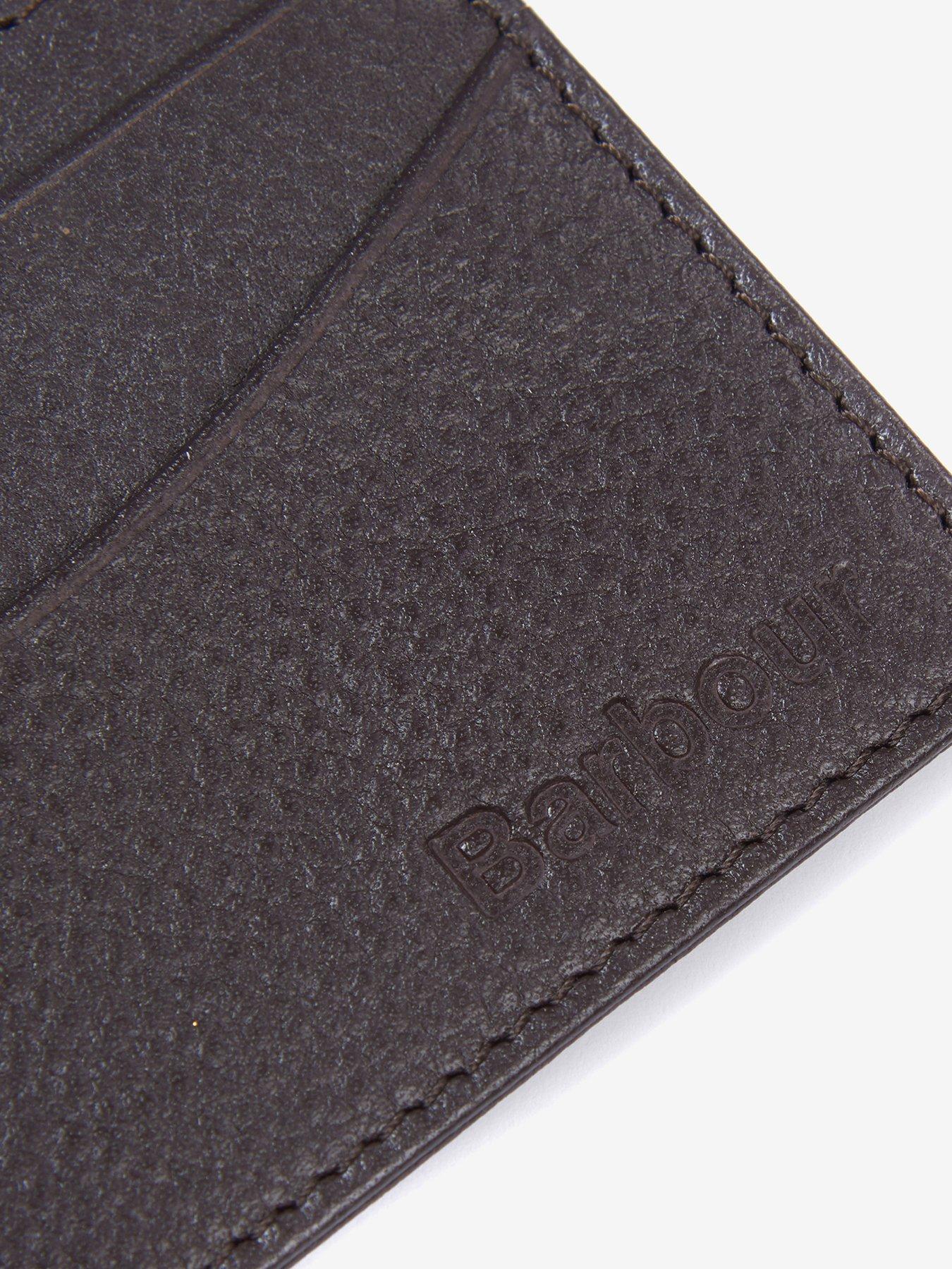 Image 3 of 3 of Barbour Barbour Amble Leather Card Holder - Dark Brown