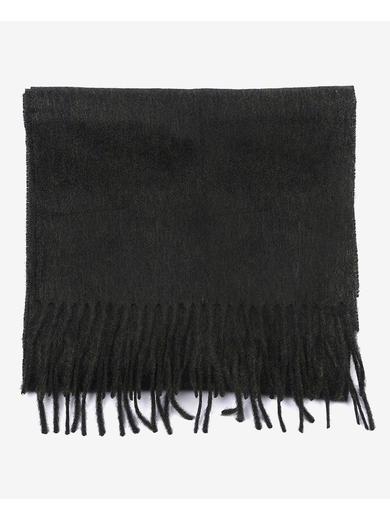 barbour-barbour-plain-lambswool-scarf-blackstillFront