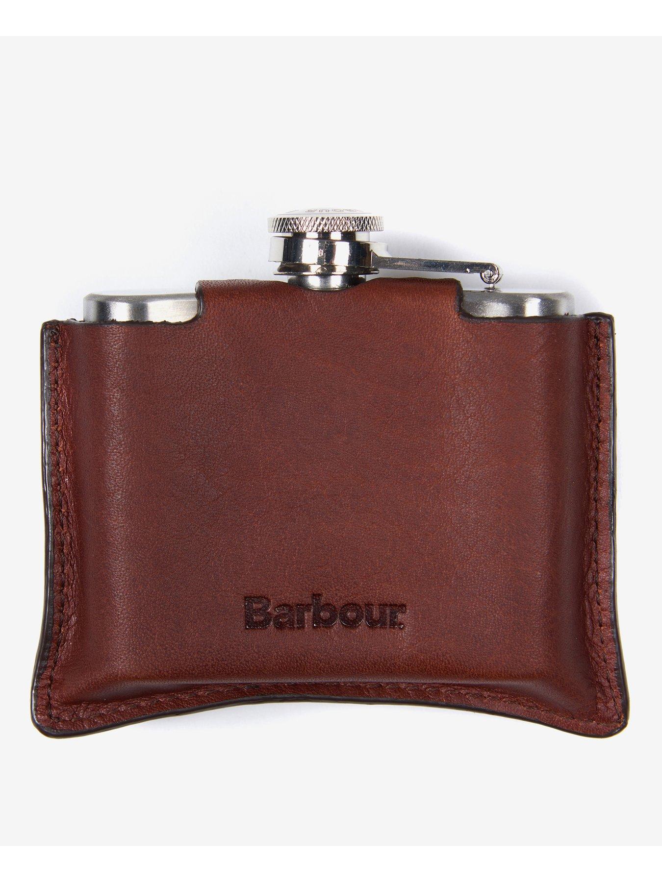 barbour-barbour-4oz-hinged-hip-flask-brownstillFront