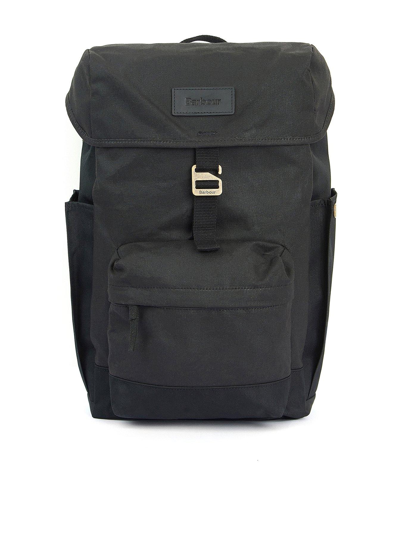 barbour-barbour-essential-wax-backpack-black