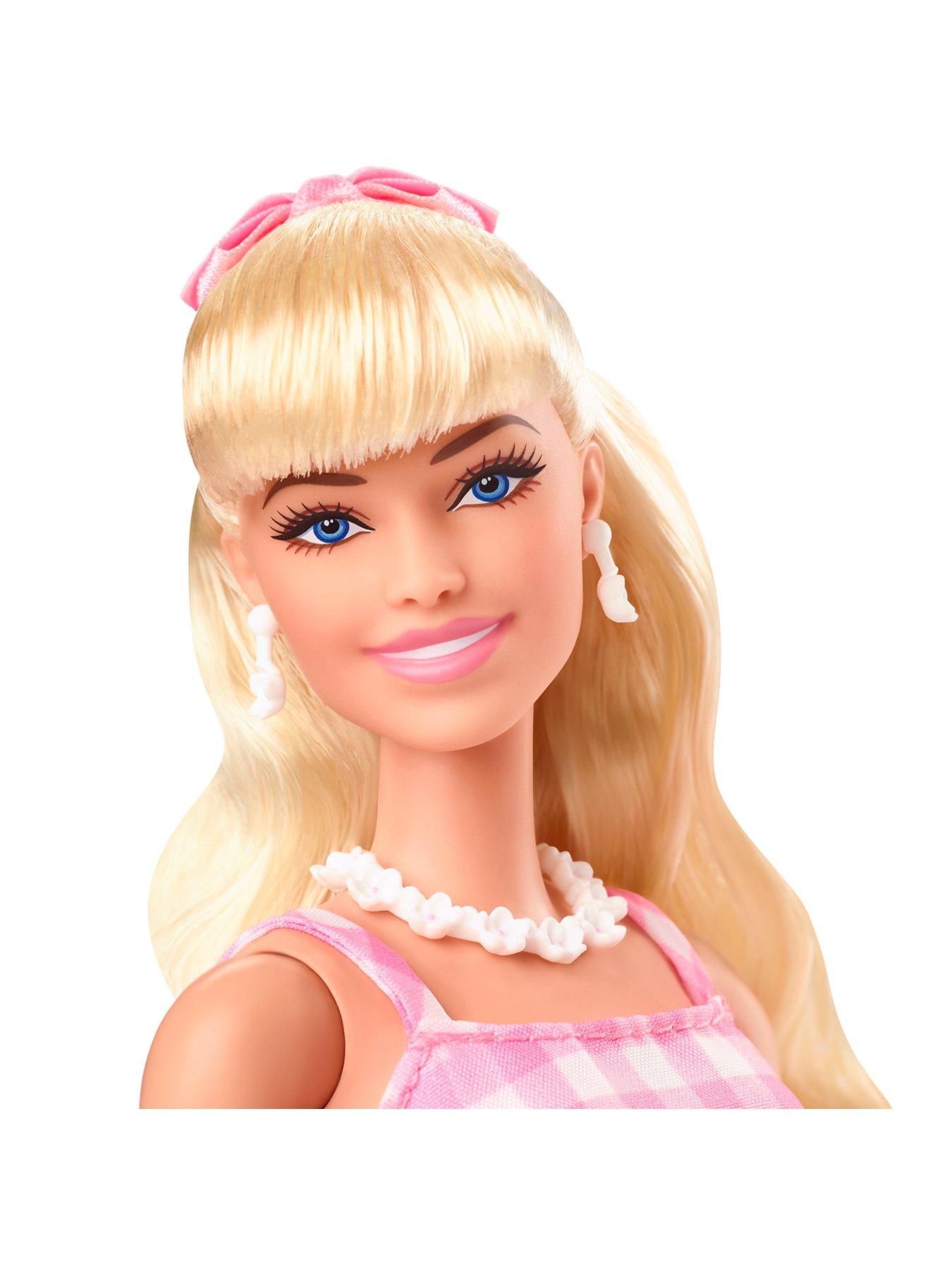 Barbie The Movie: Barbie Doll in Pink Gingham Dress