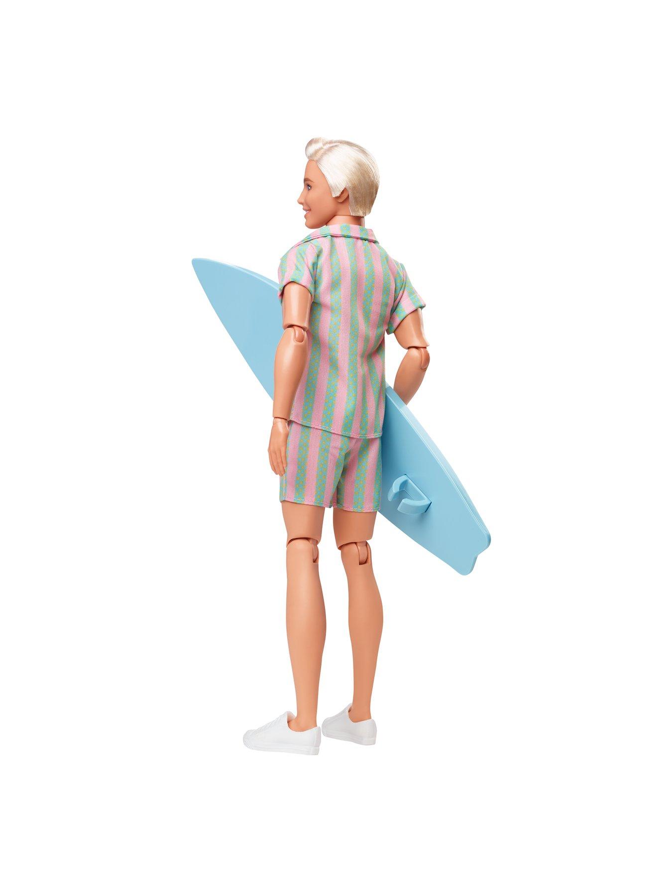 barbie-the-movie-ken-doll-in-pastel-stripes-beach-outfitoutfit