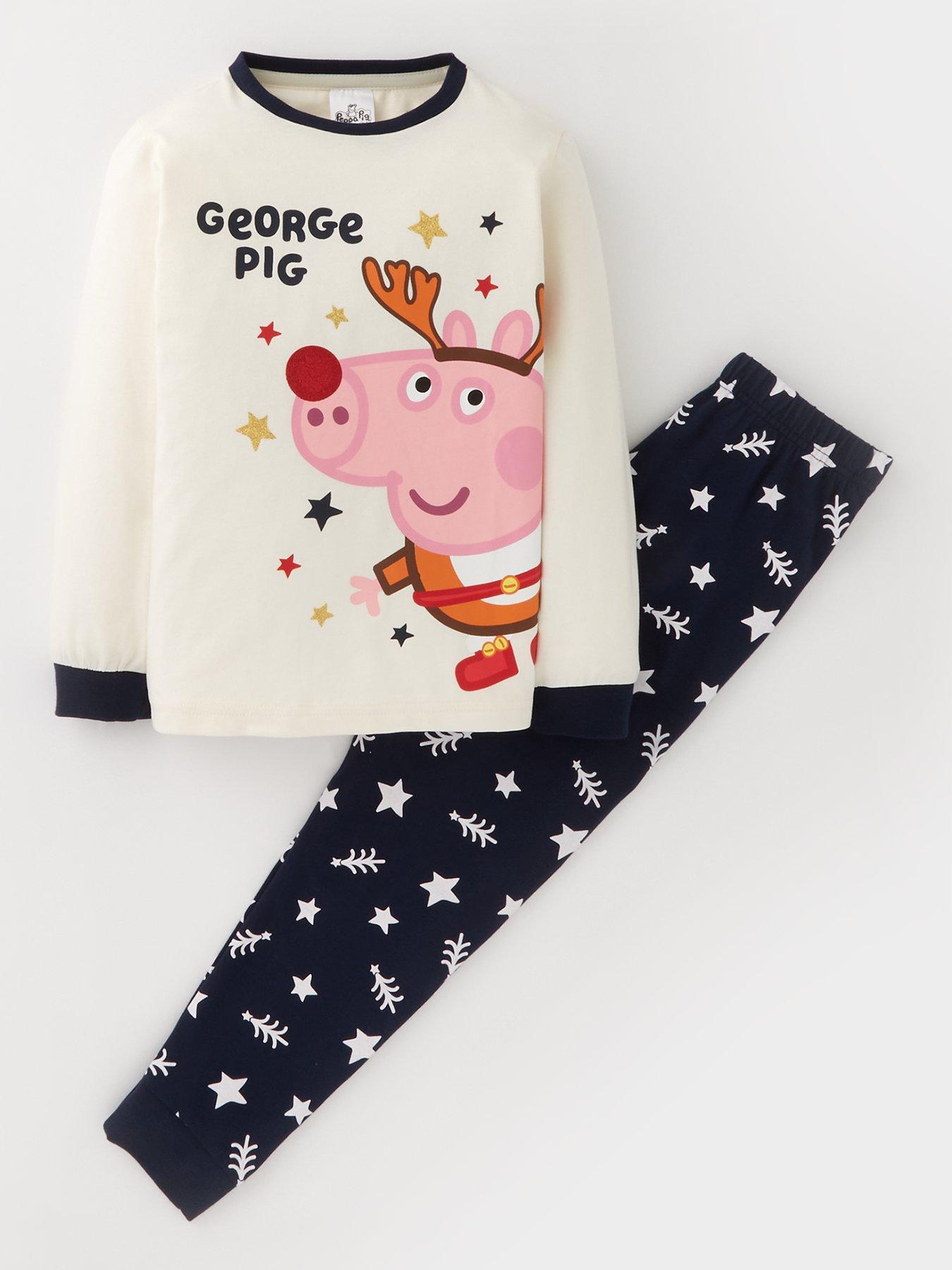 George Pig Christmas Pyjamas - Blue