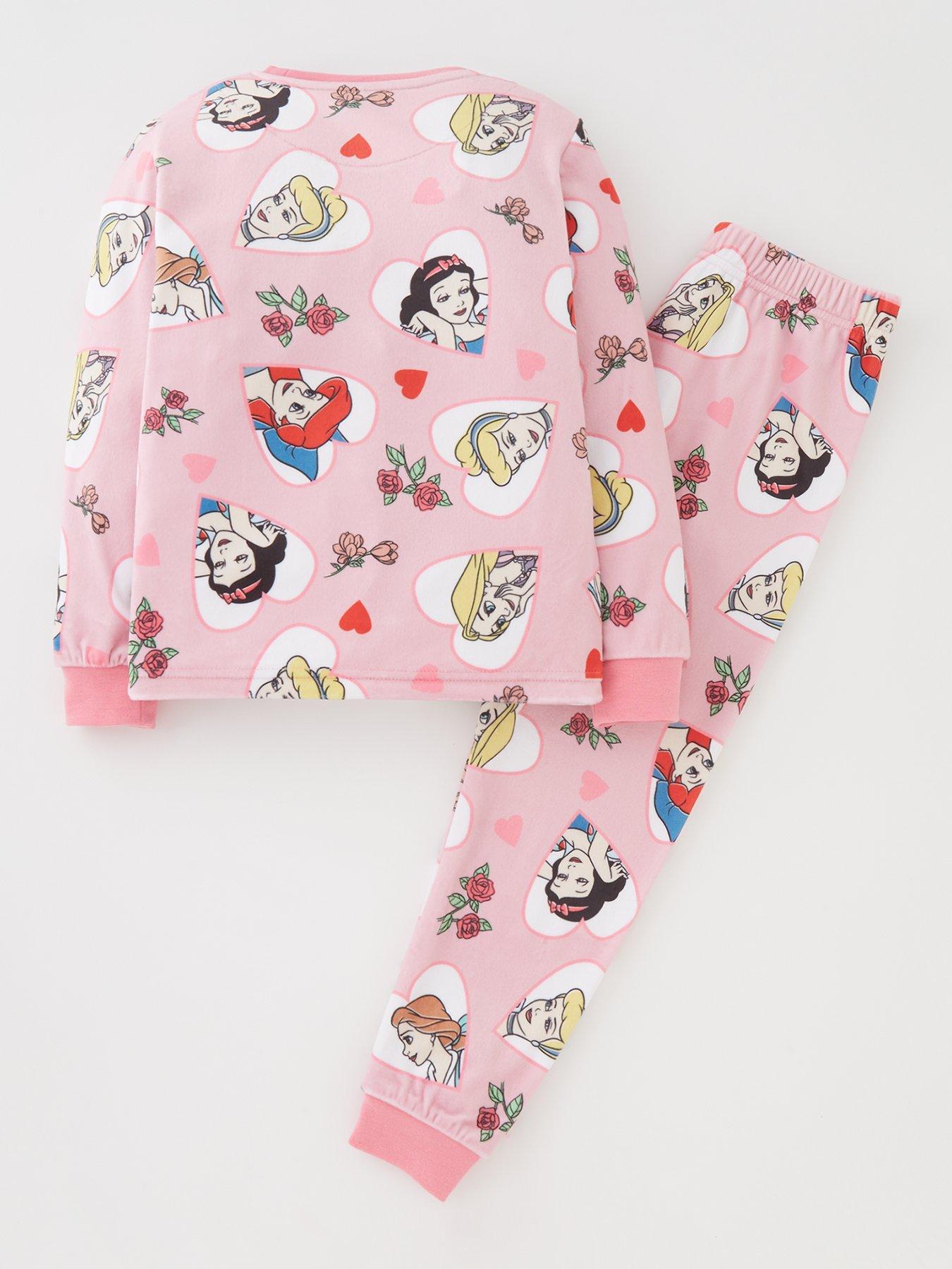 Disney Princess Girls Character Fleece Pajama and Sock Set