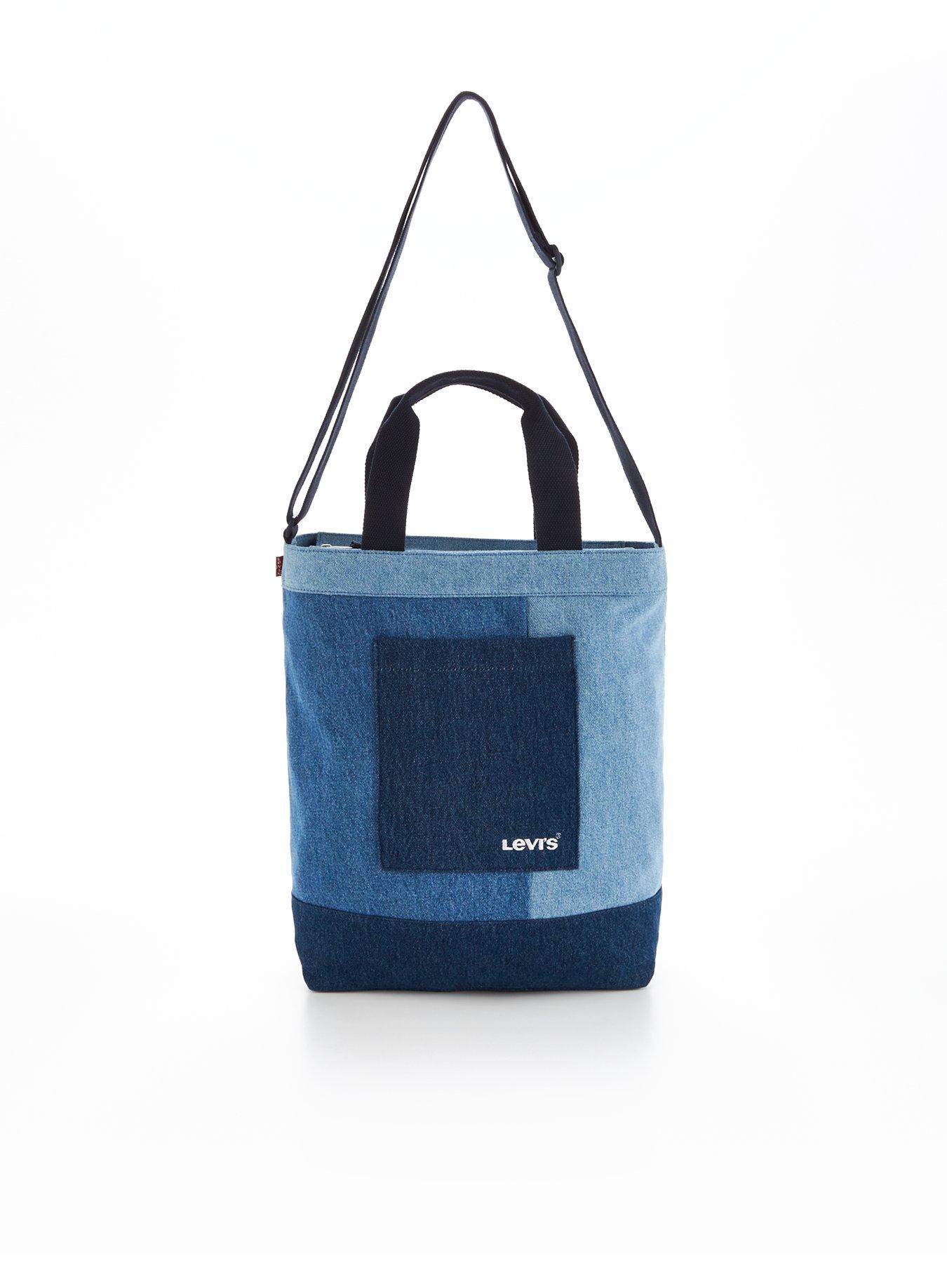 Levi's Patchwork Denim Icon Tote Bag - Blue | Very Ireland